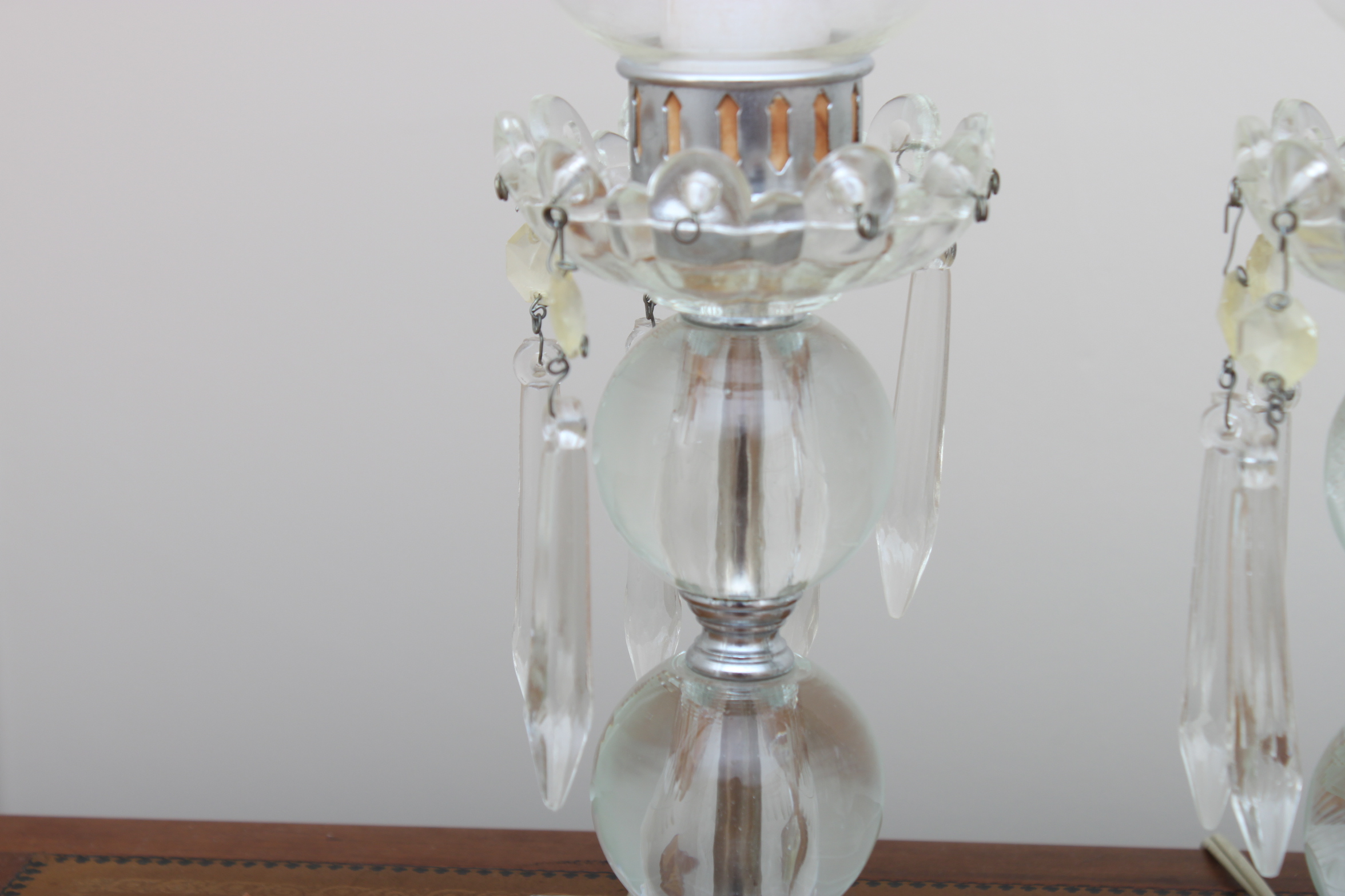 Vintage Boudoir Accent Lamps