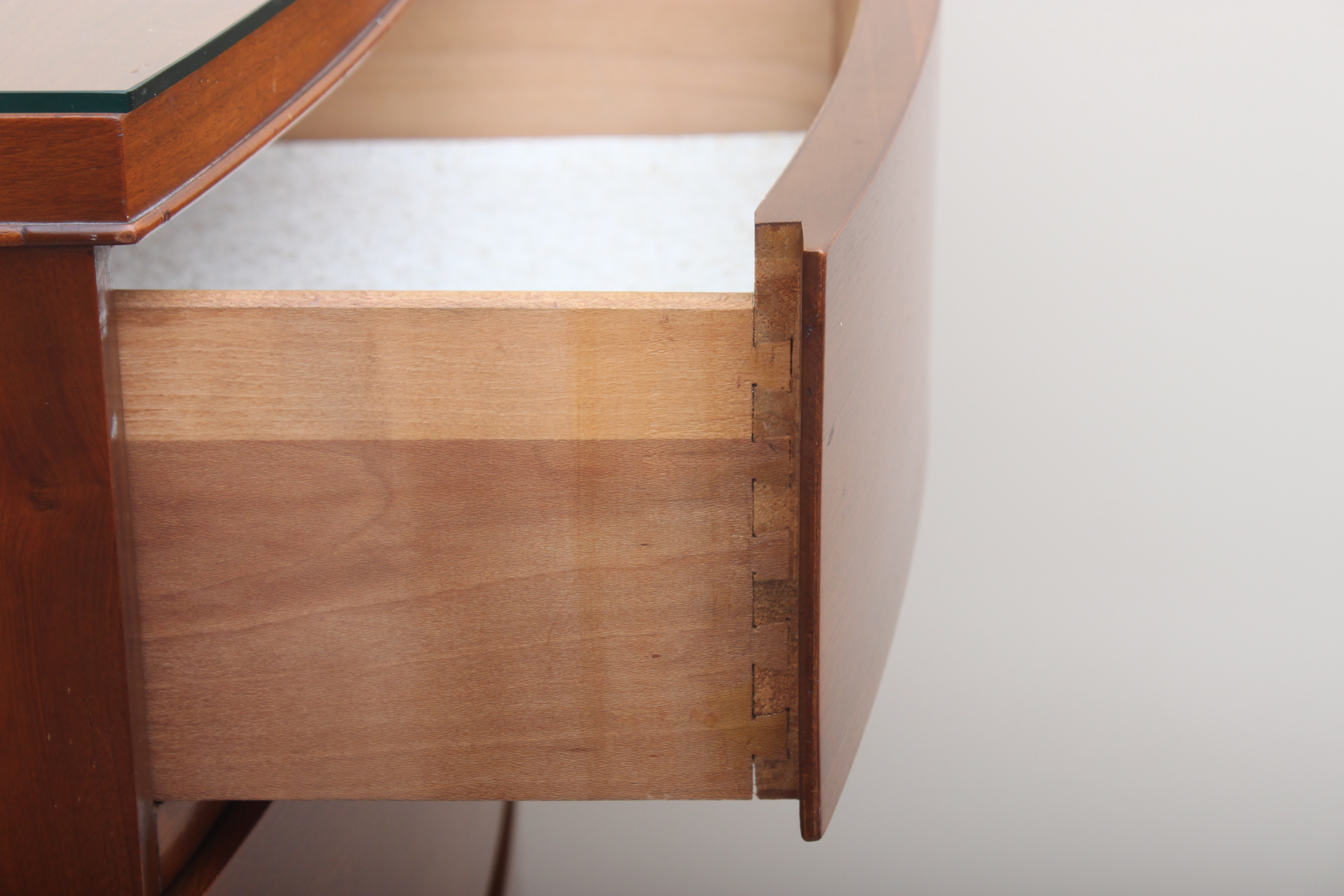 Vintage Bow Front Chest of Drawers