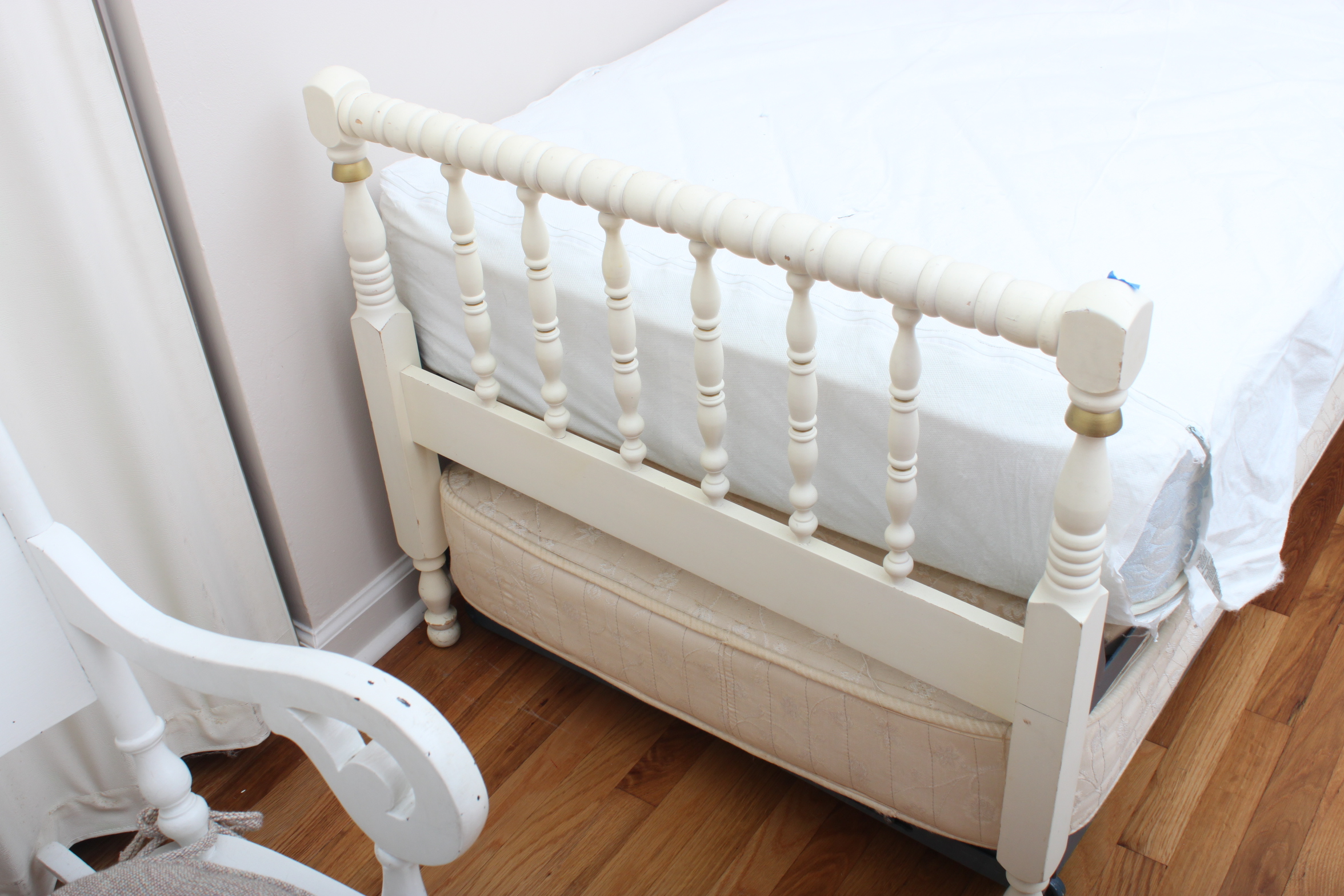 Vintage Jenny Lind Style Daybed With Trundle and Rocking Chair