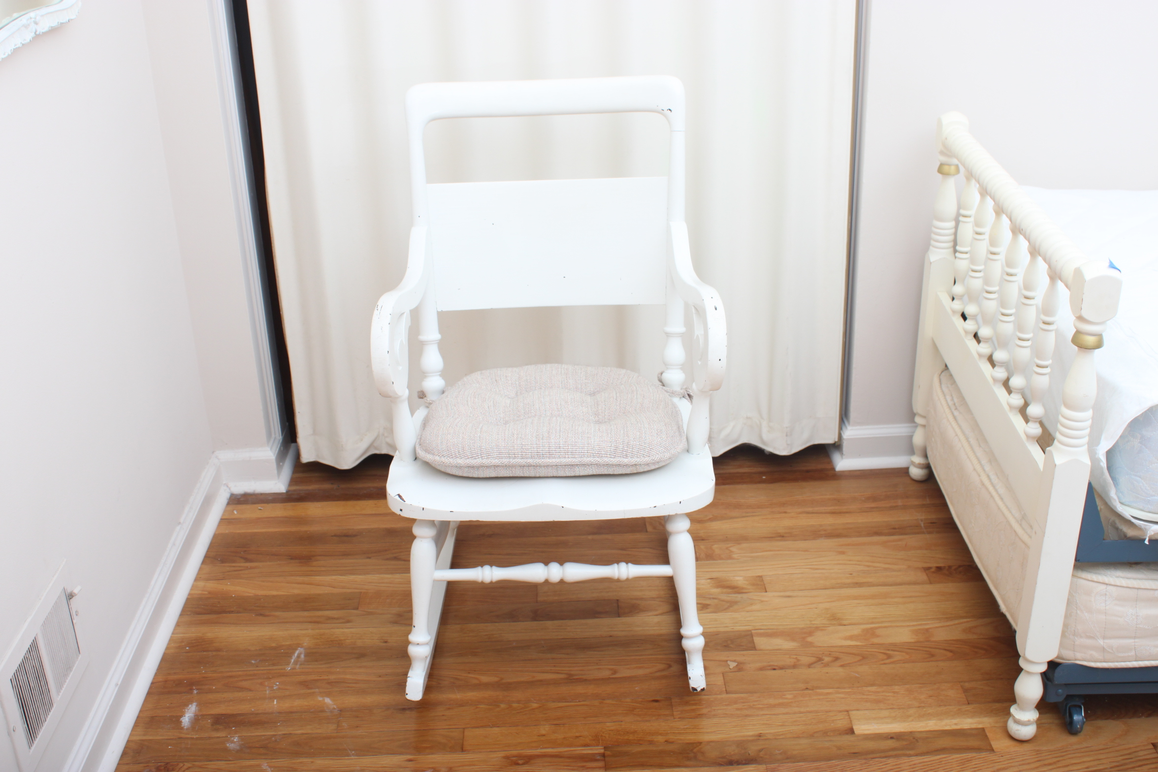 Vintage Jenny Lind Style Daybed With Trundle and Rocking Chair