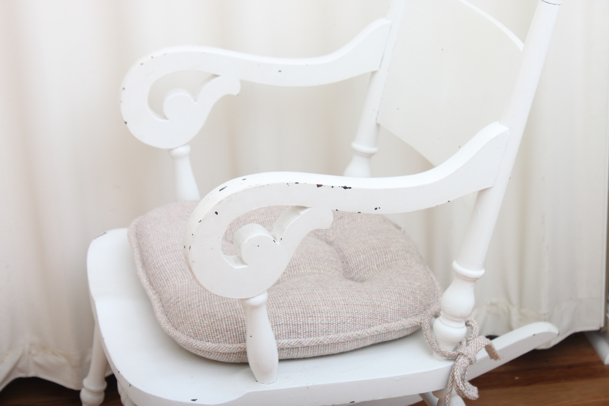 Vintage Jenny Lind Style Daybed With Trundle and Rocking Chair