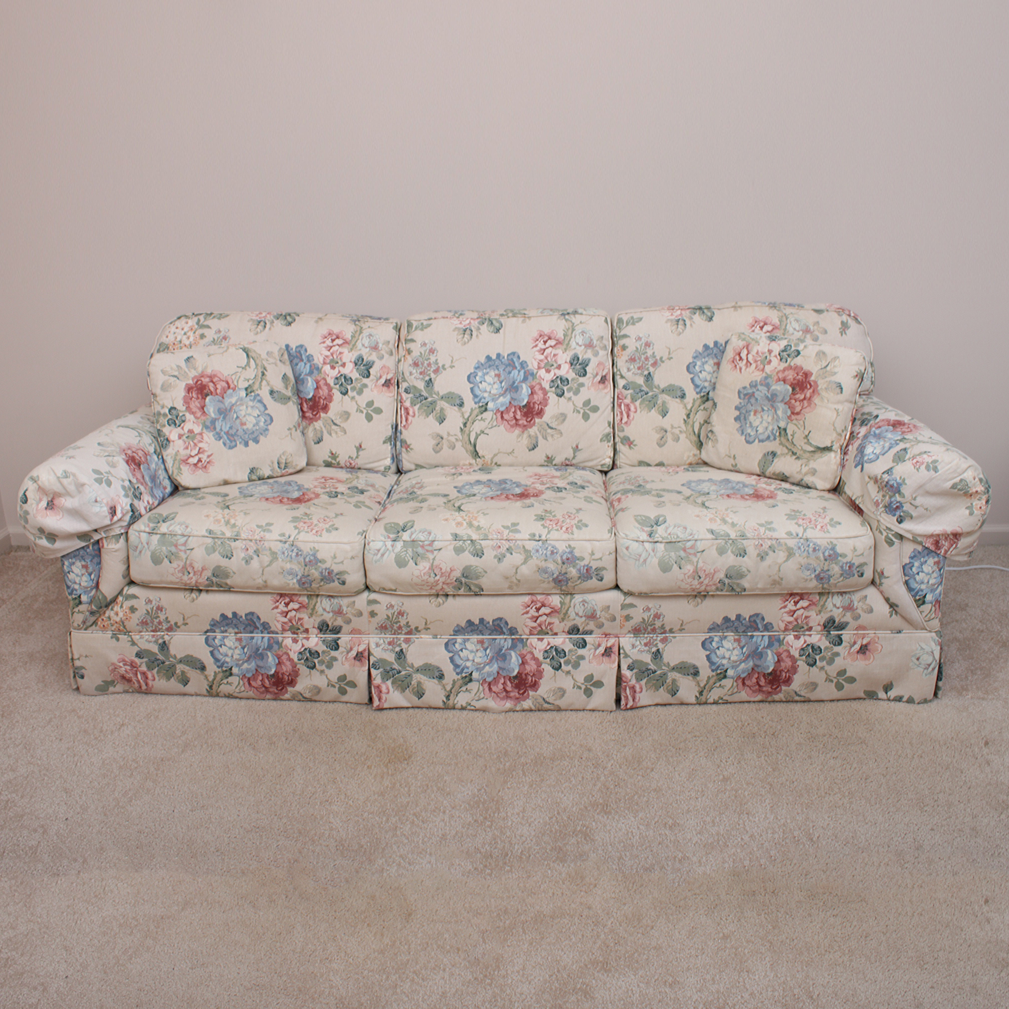 Drexel Floral Sofa