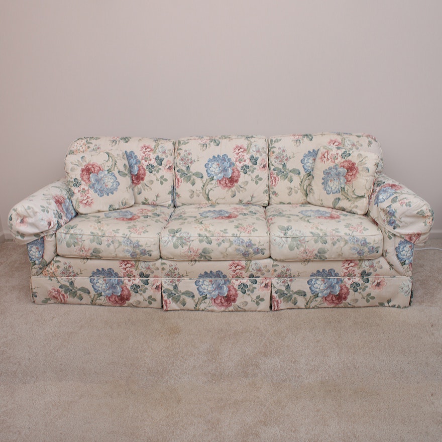 Drexel Floral Sofa
