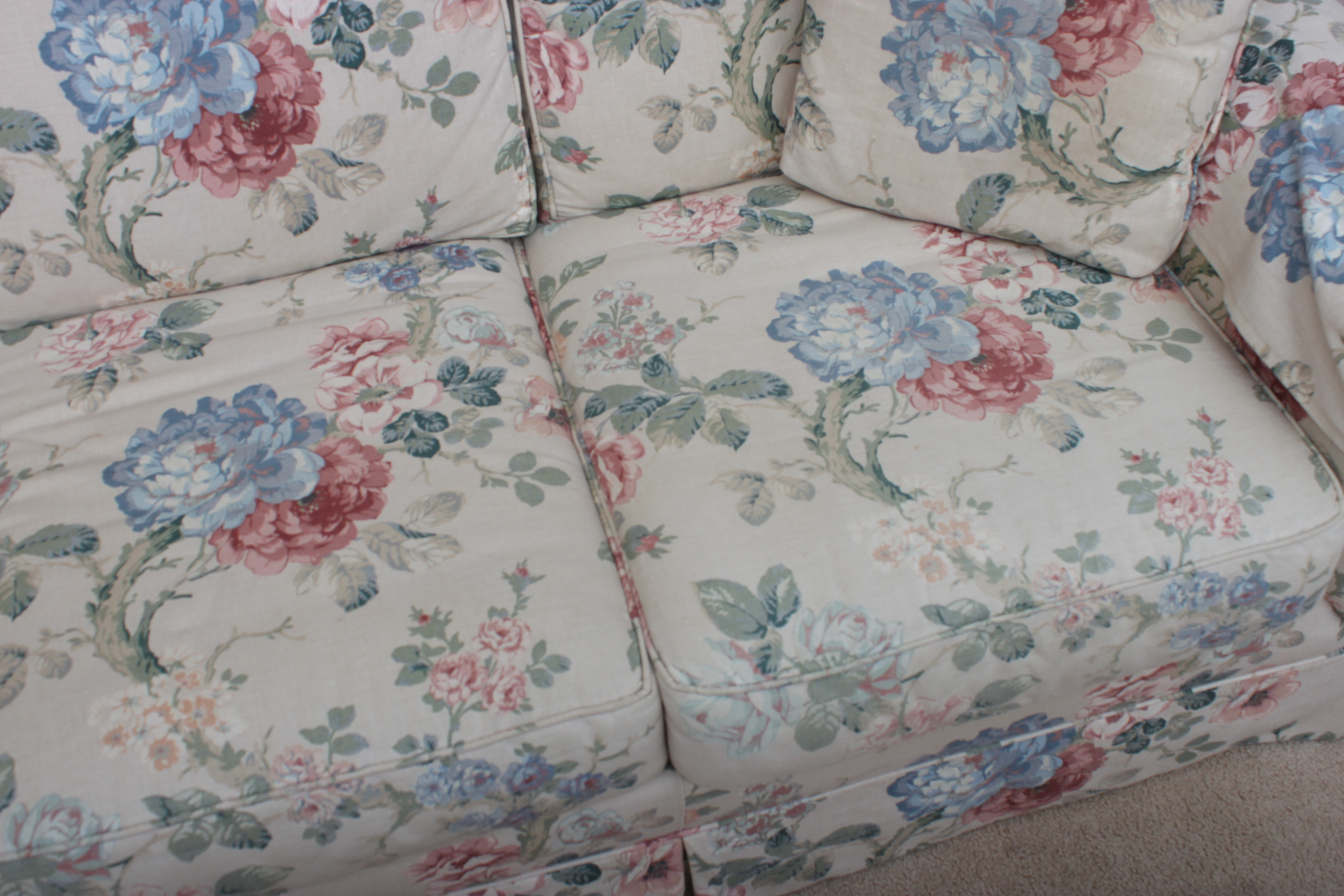 Drexel Floral Sofa