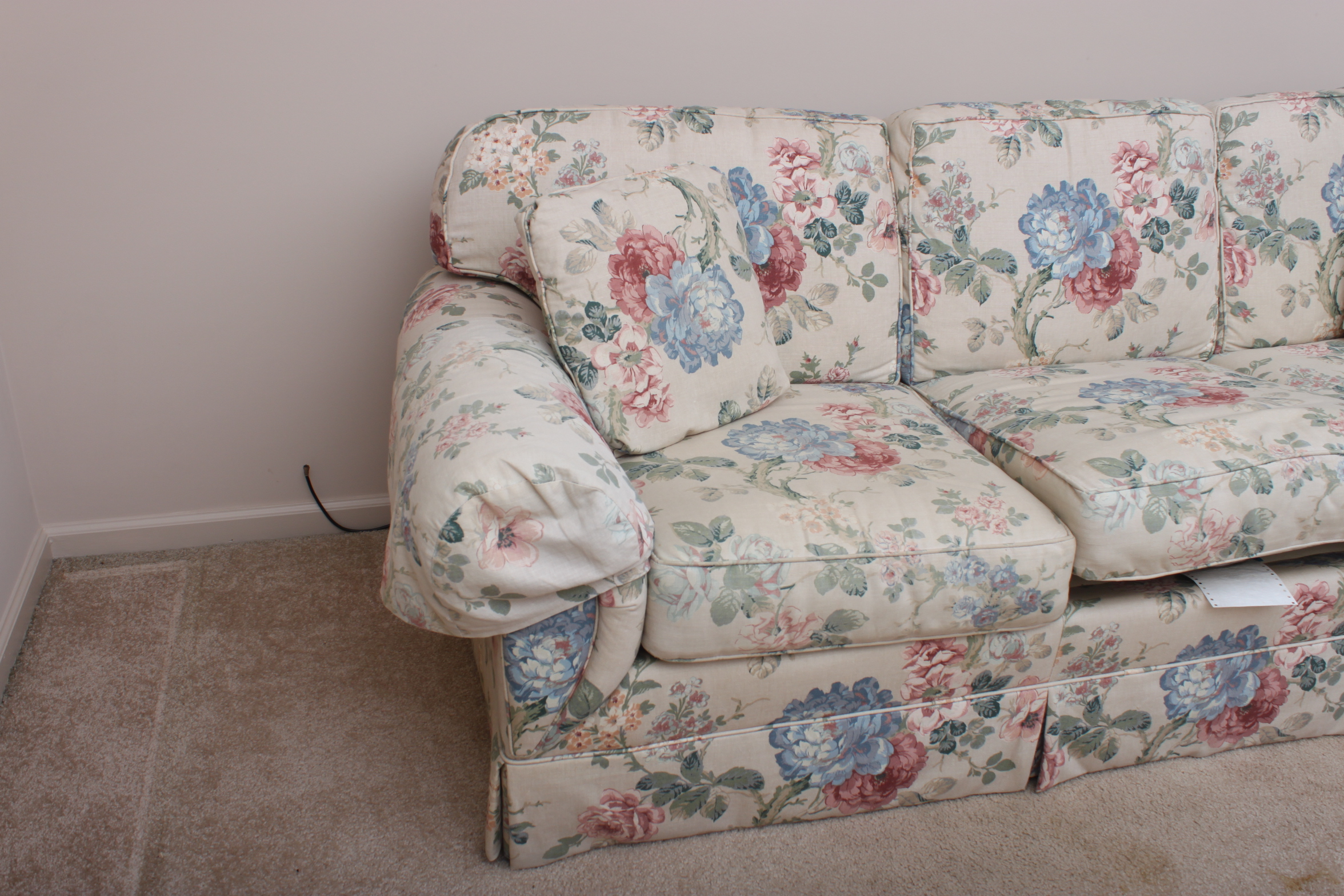 Drexel Floral Sofa