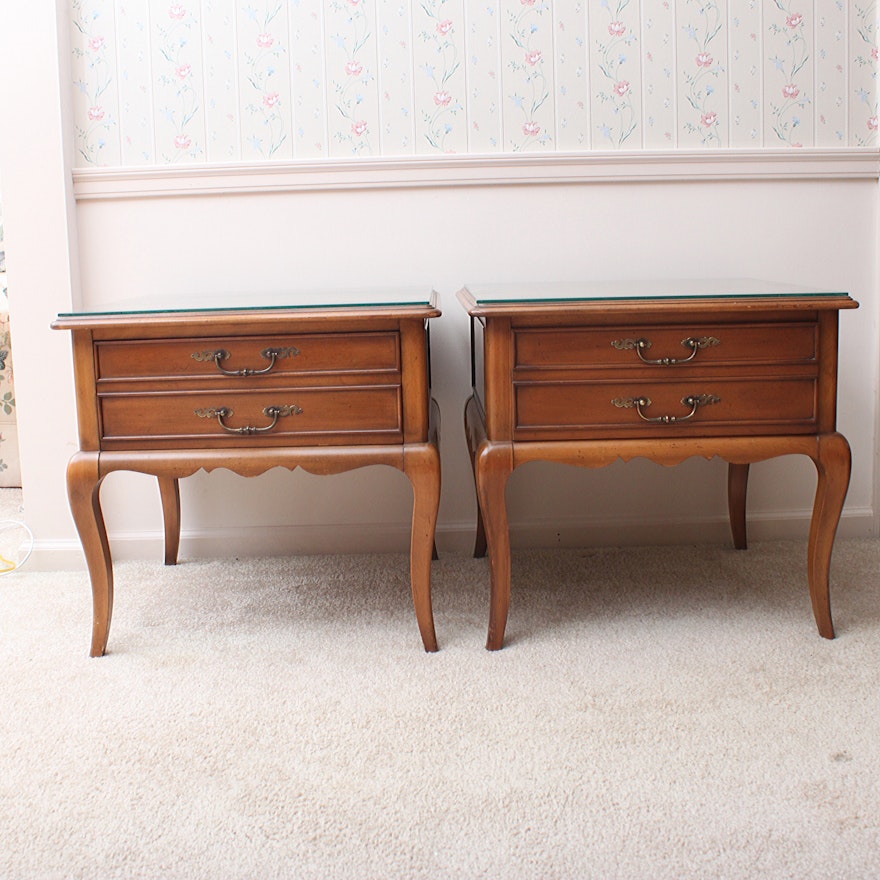 Hekman French Provincial Style End Tables