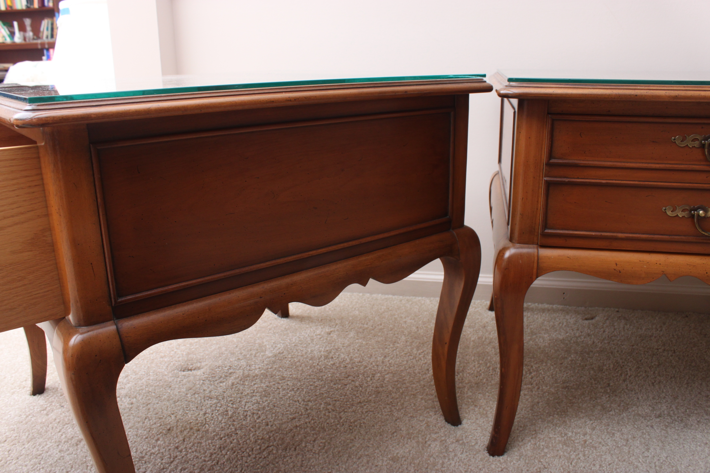 Hekman French Provincial Style End Tables