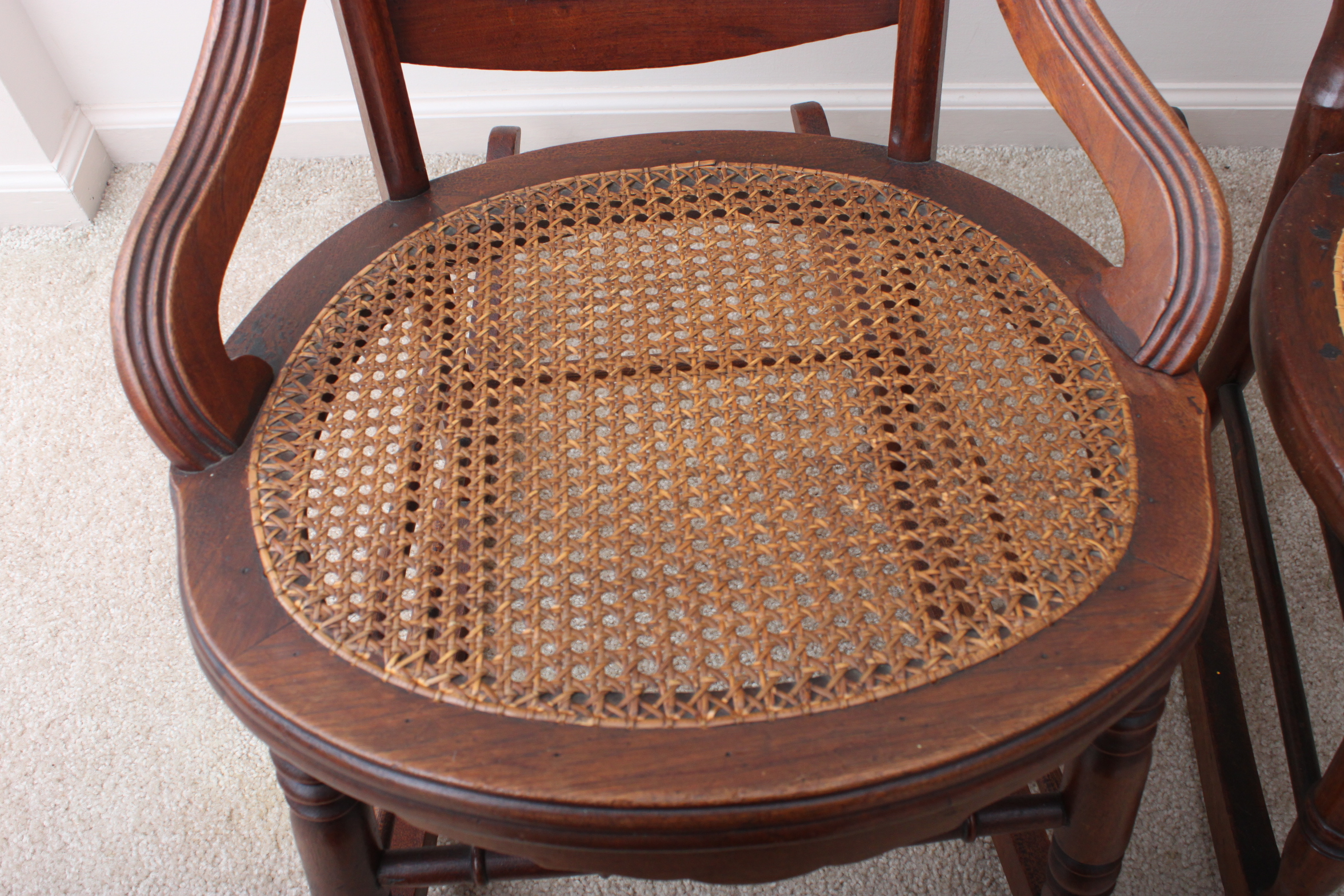 Vintage Caned Rocking Chairs