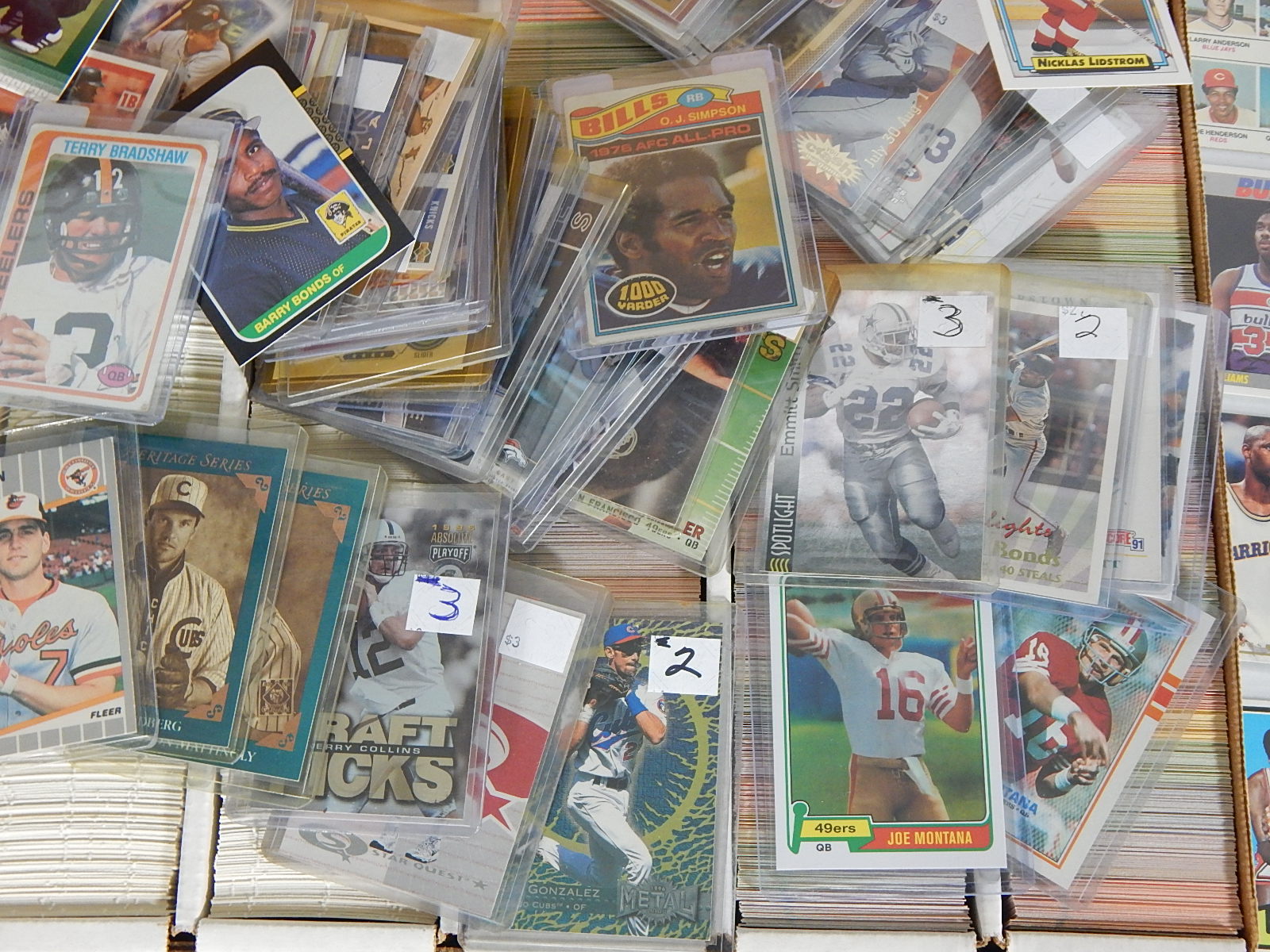 Large Sports Card Collection