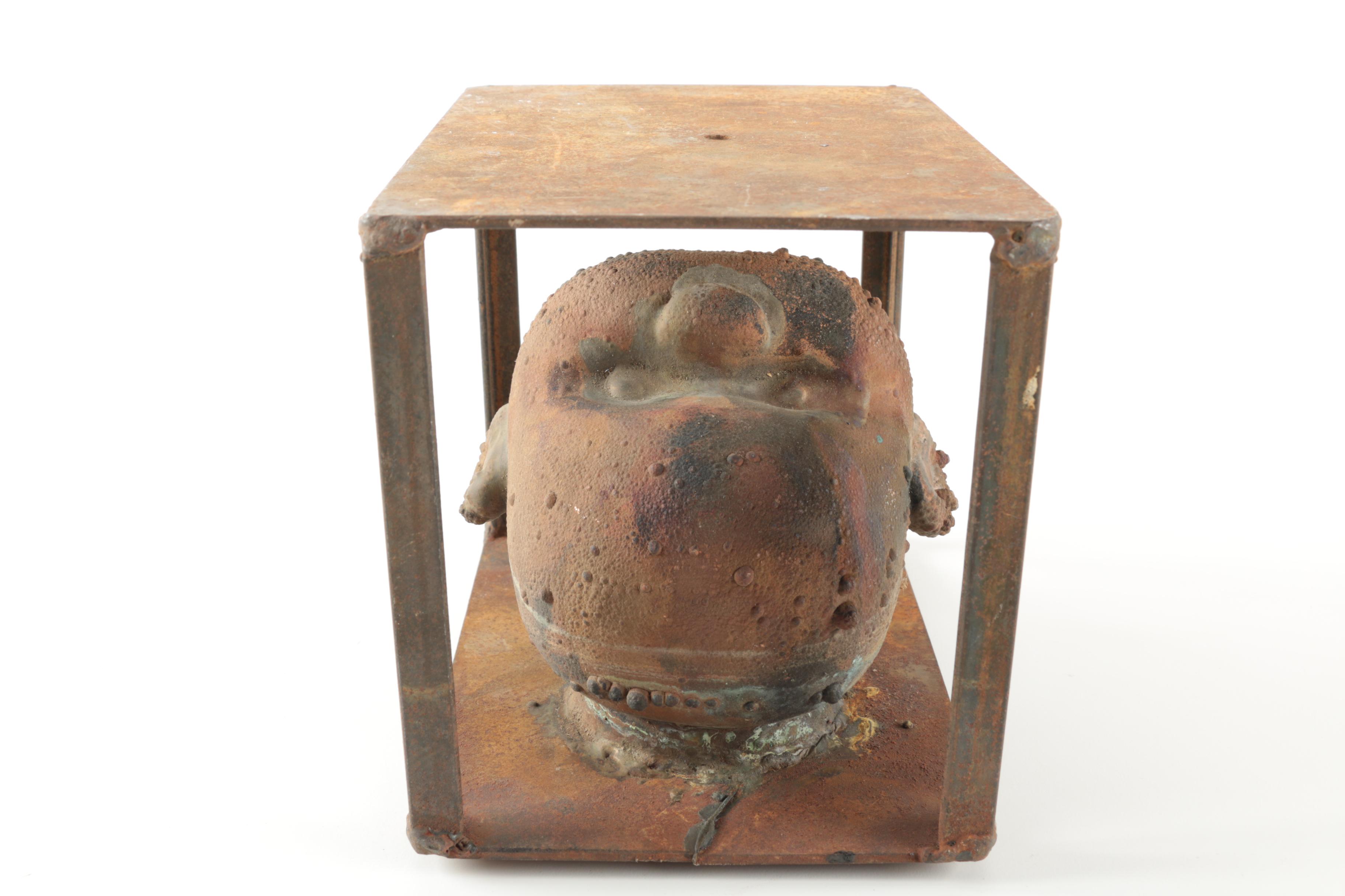 Cast Iron Dolls Head Mold