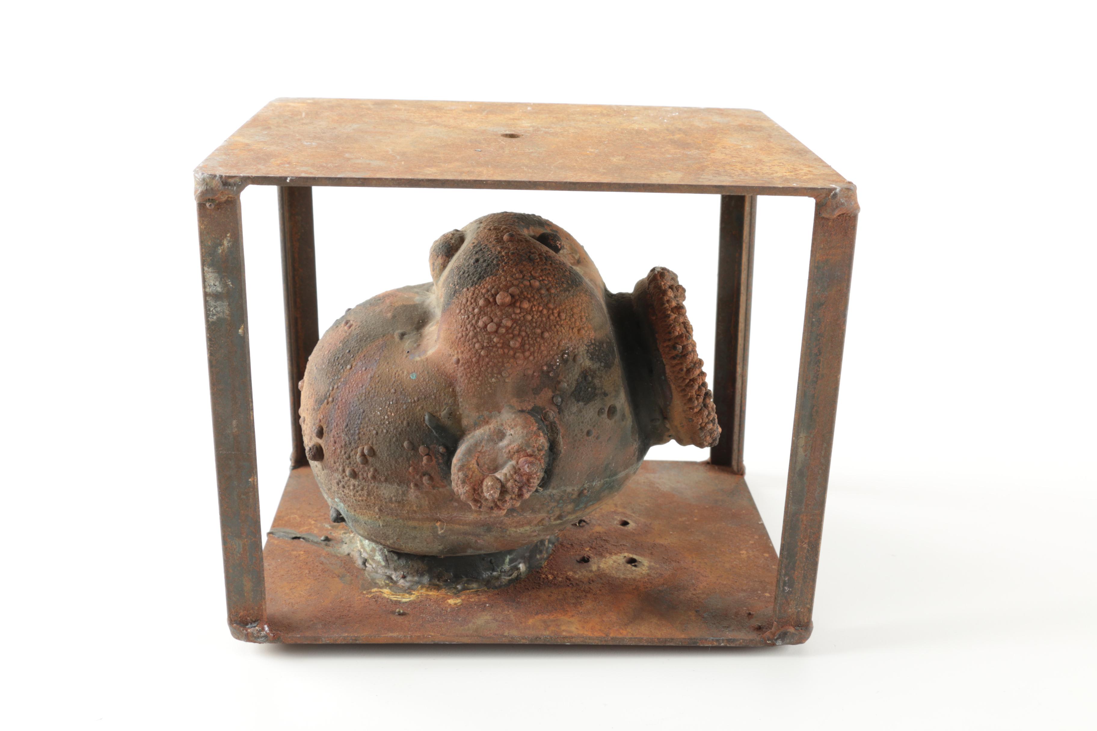 Cast Iron Dolls Head Mold