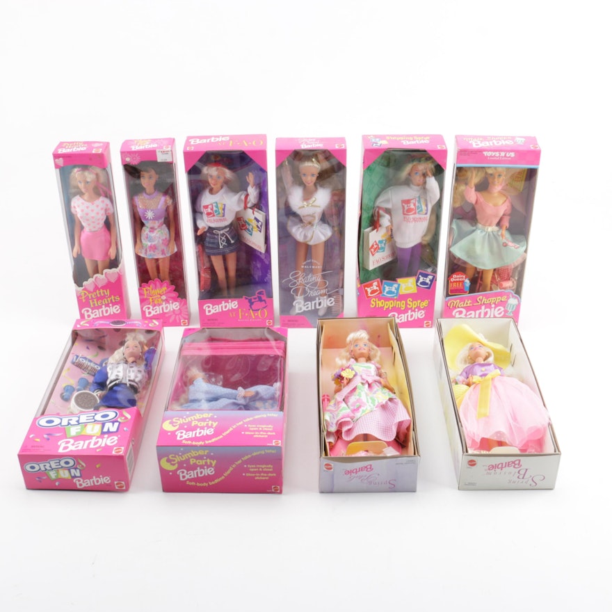 Variety Fashion Barbie Dolls