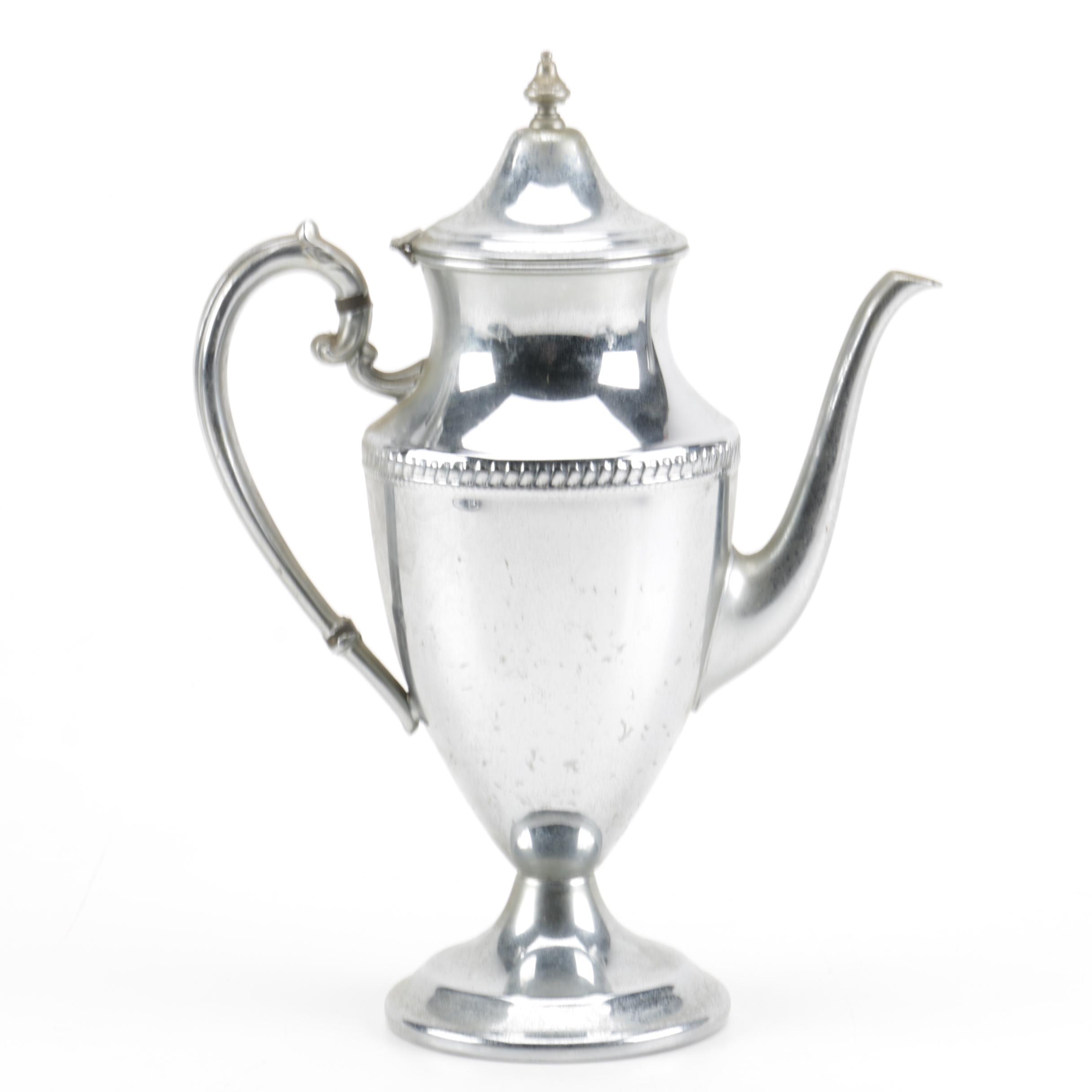 Lehman Brothers and Cromwell Chromium Plated Coffee and Tea Service