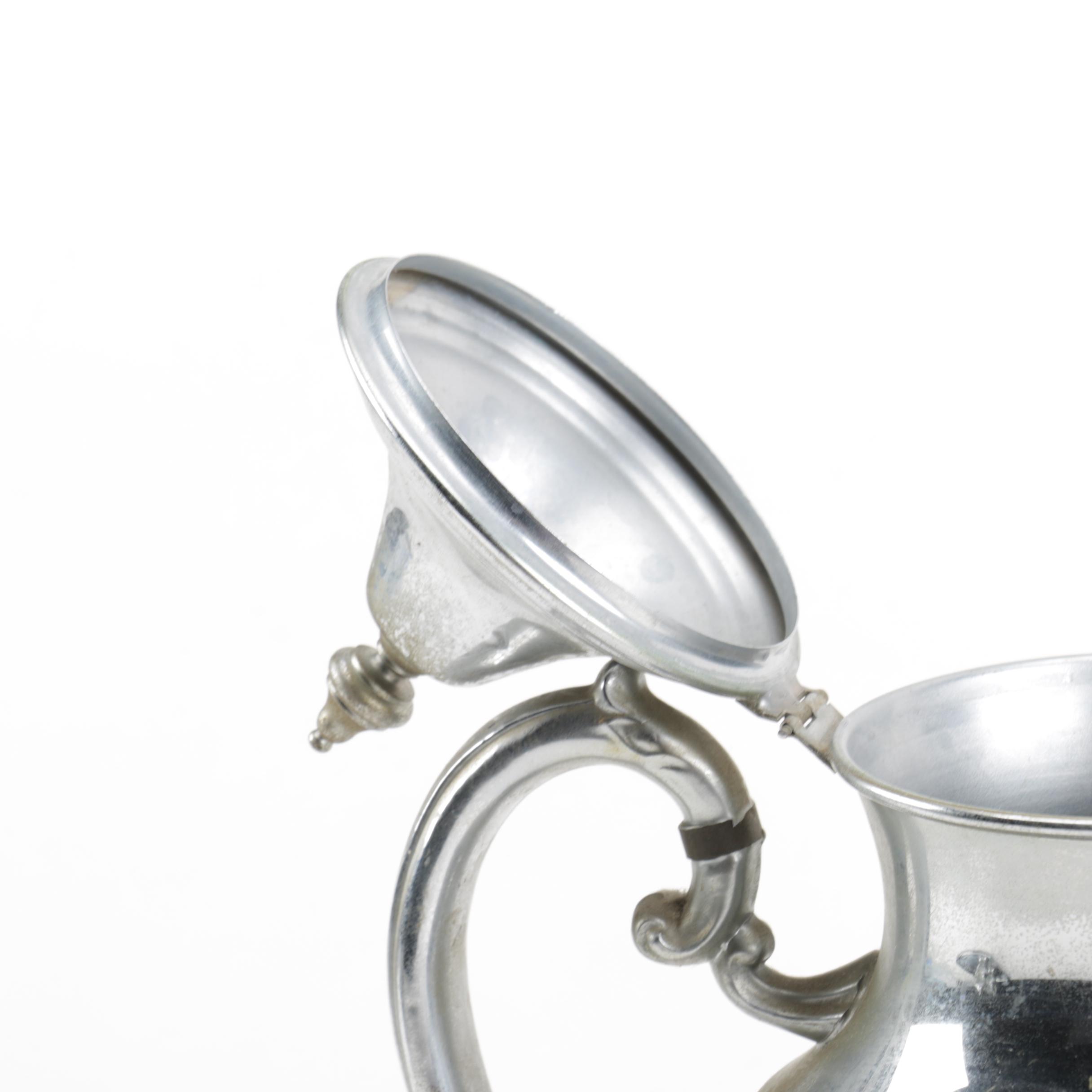 Lehman Brothers and Cromwell Chromium Plated Coffee and Tea Service