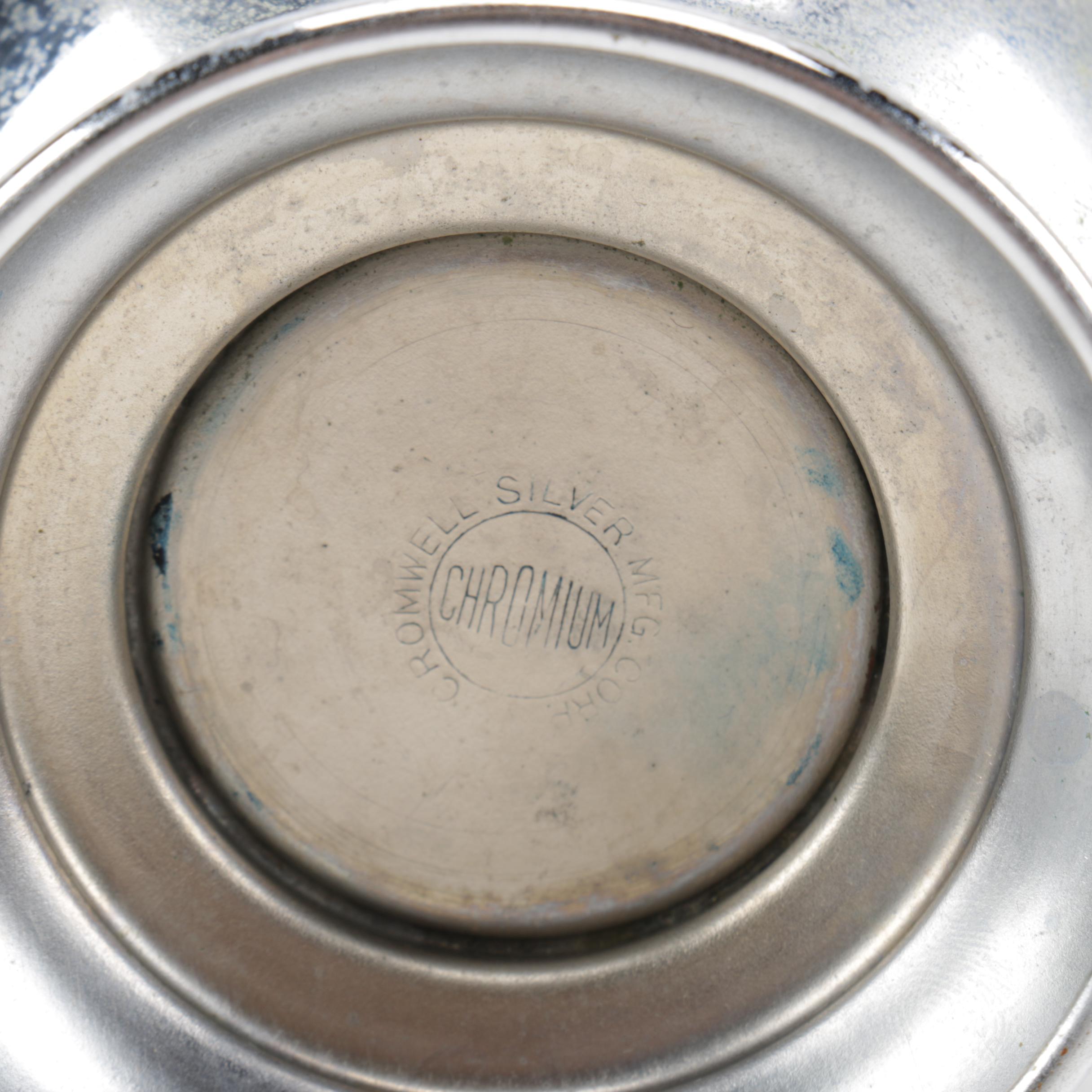 Lehman Brothers and Cromwell Chromium Plated Coffee and Tea Service