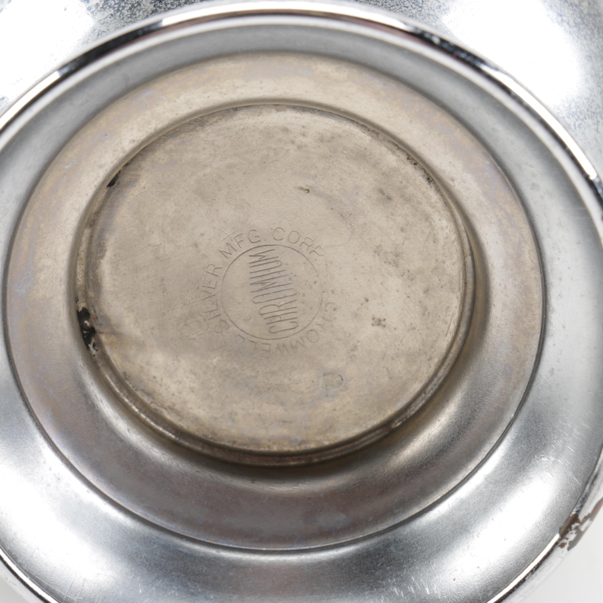 Lehman Brothers and Cromwell Chromium Plated Coffee and Tea Service