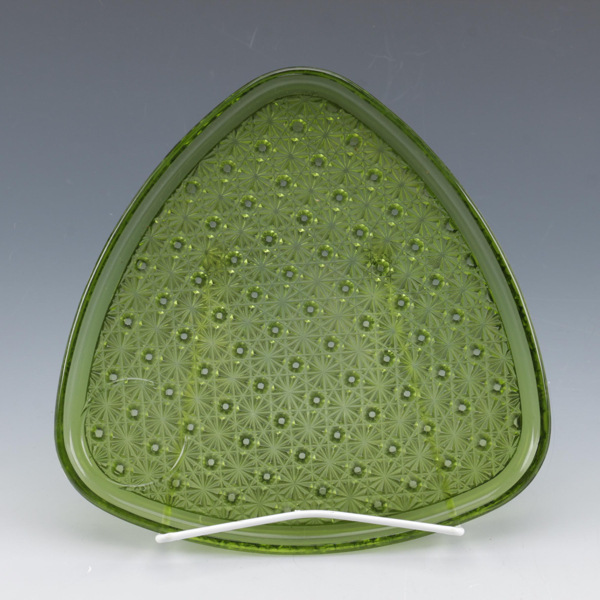 Depression Glass Tableware Including Uranium Glass