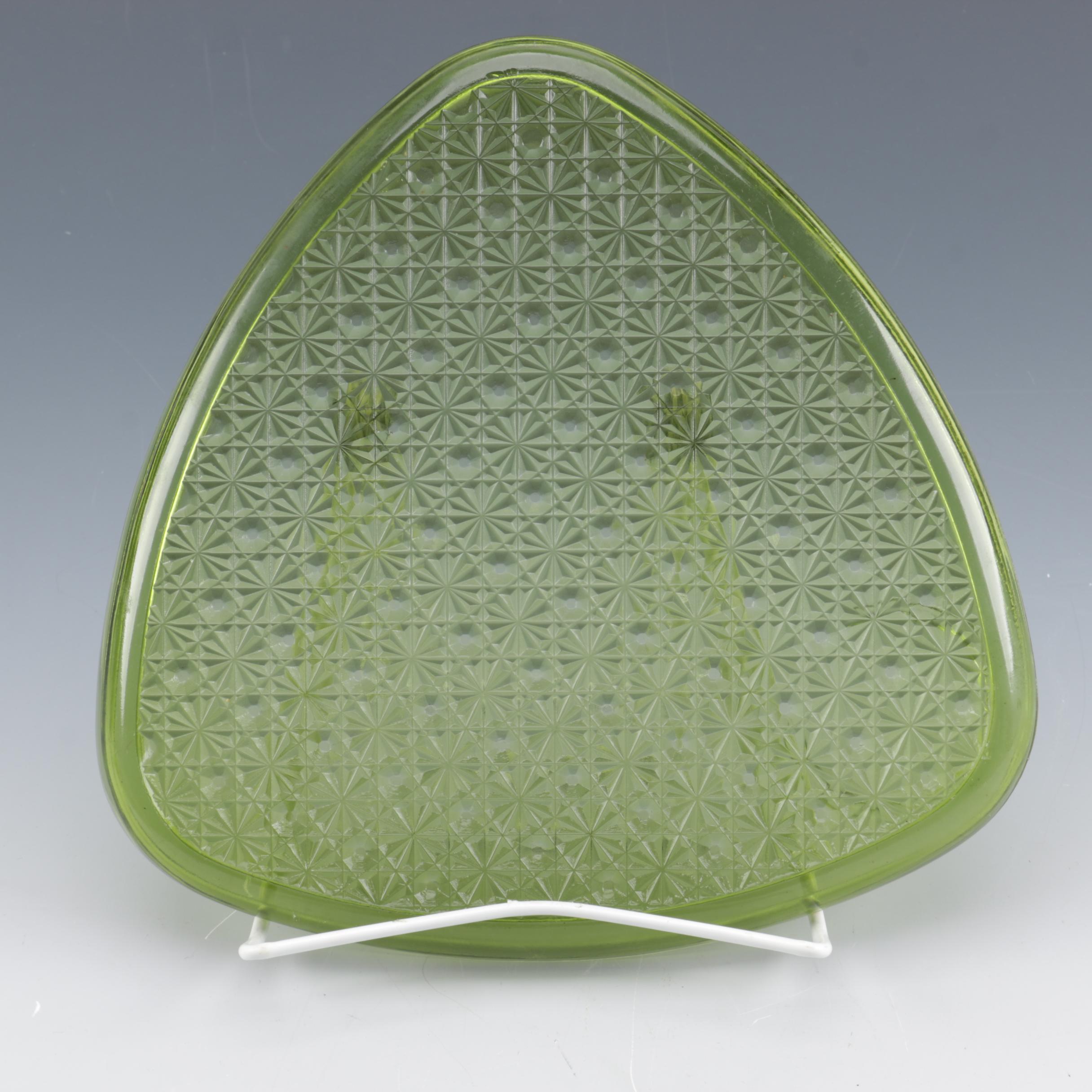 Depression Glass Tableware Including Uranium Glass