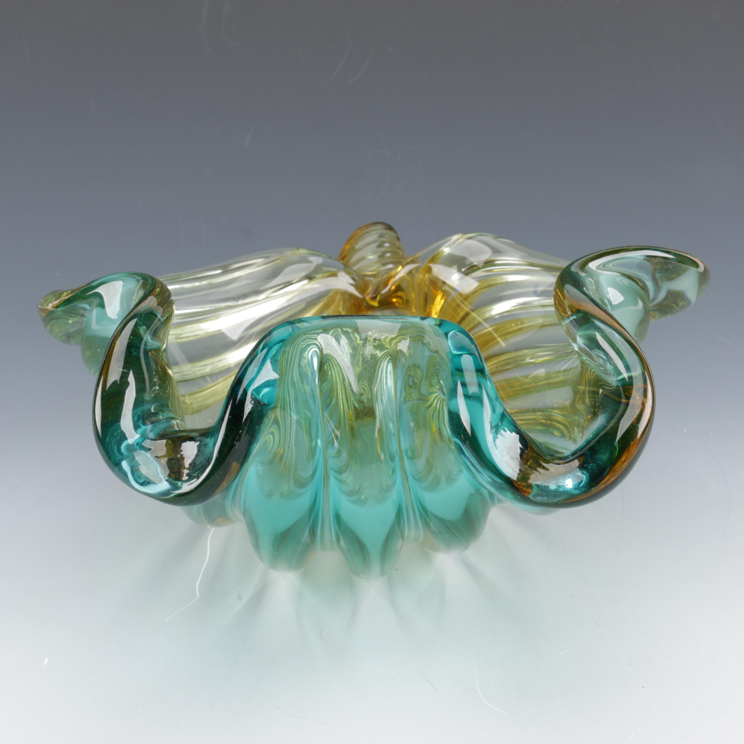 Art Glass Bowl and Paperweights