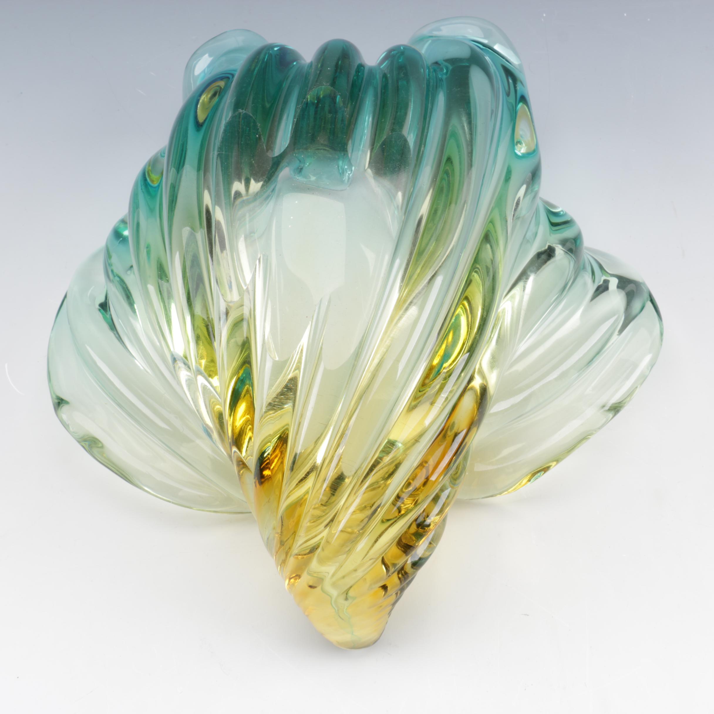 Art Glass Bowl and Paperweights