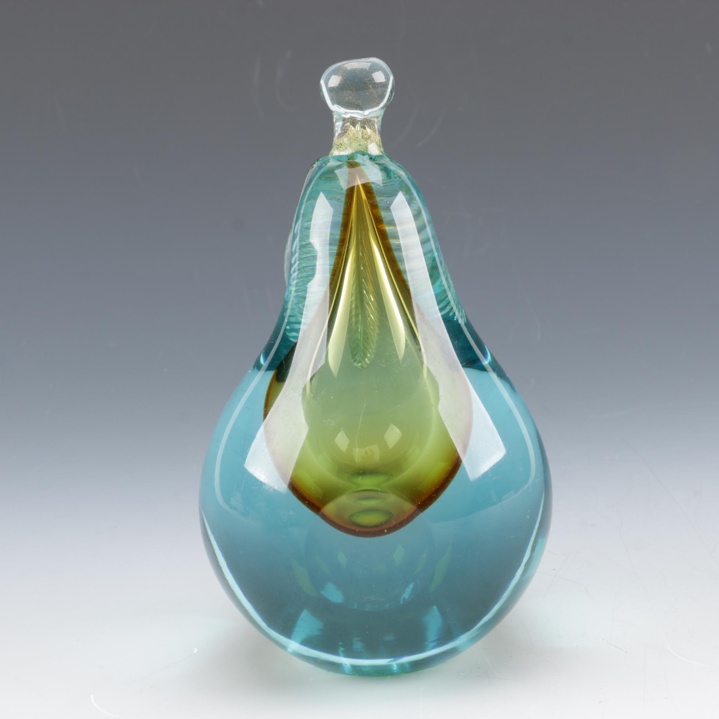 Art Glass Bowl and Paperweights