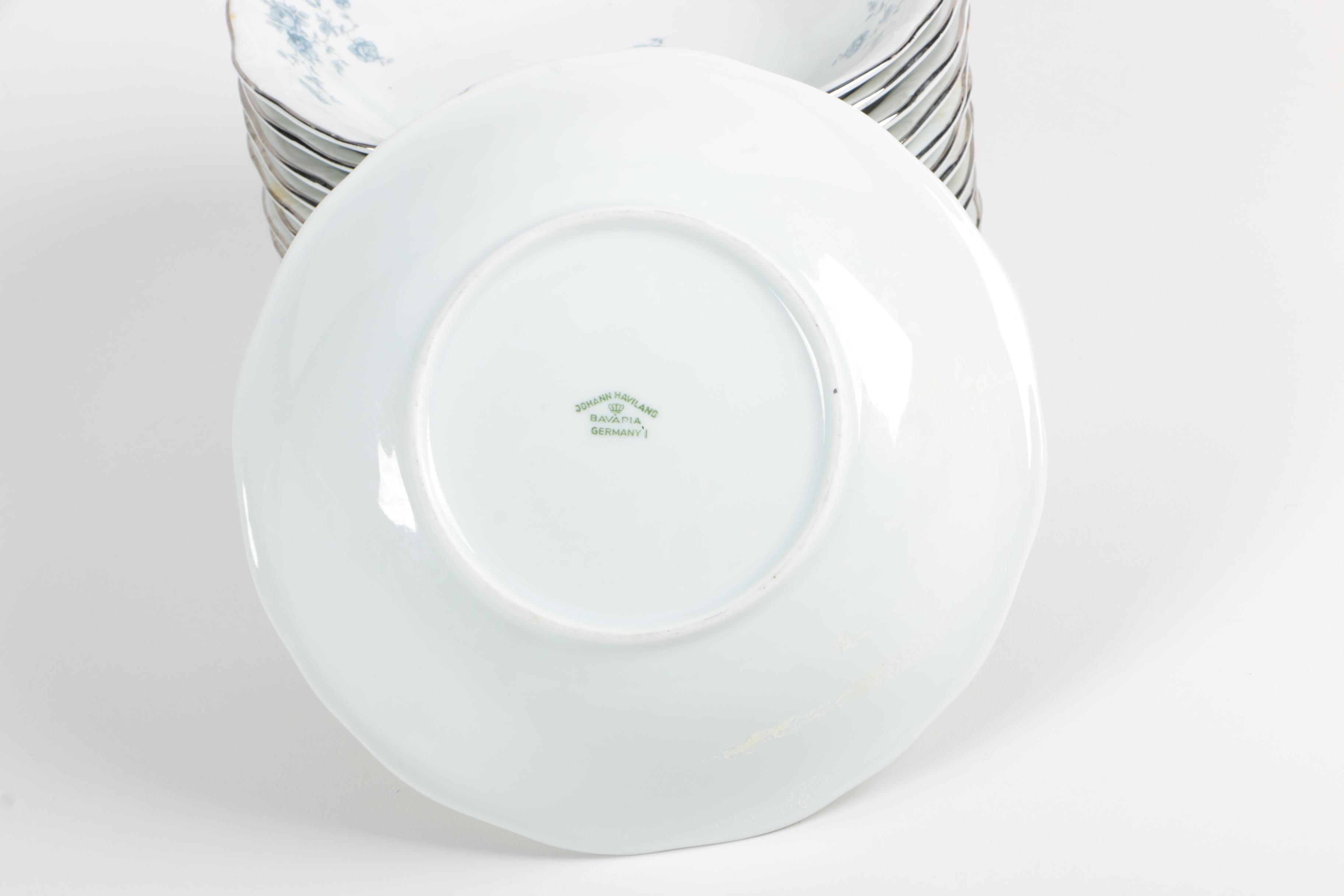 Johann Haviland "Blue Garland" China