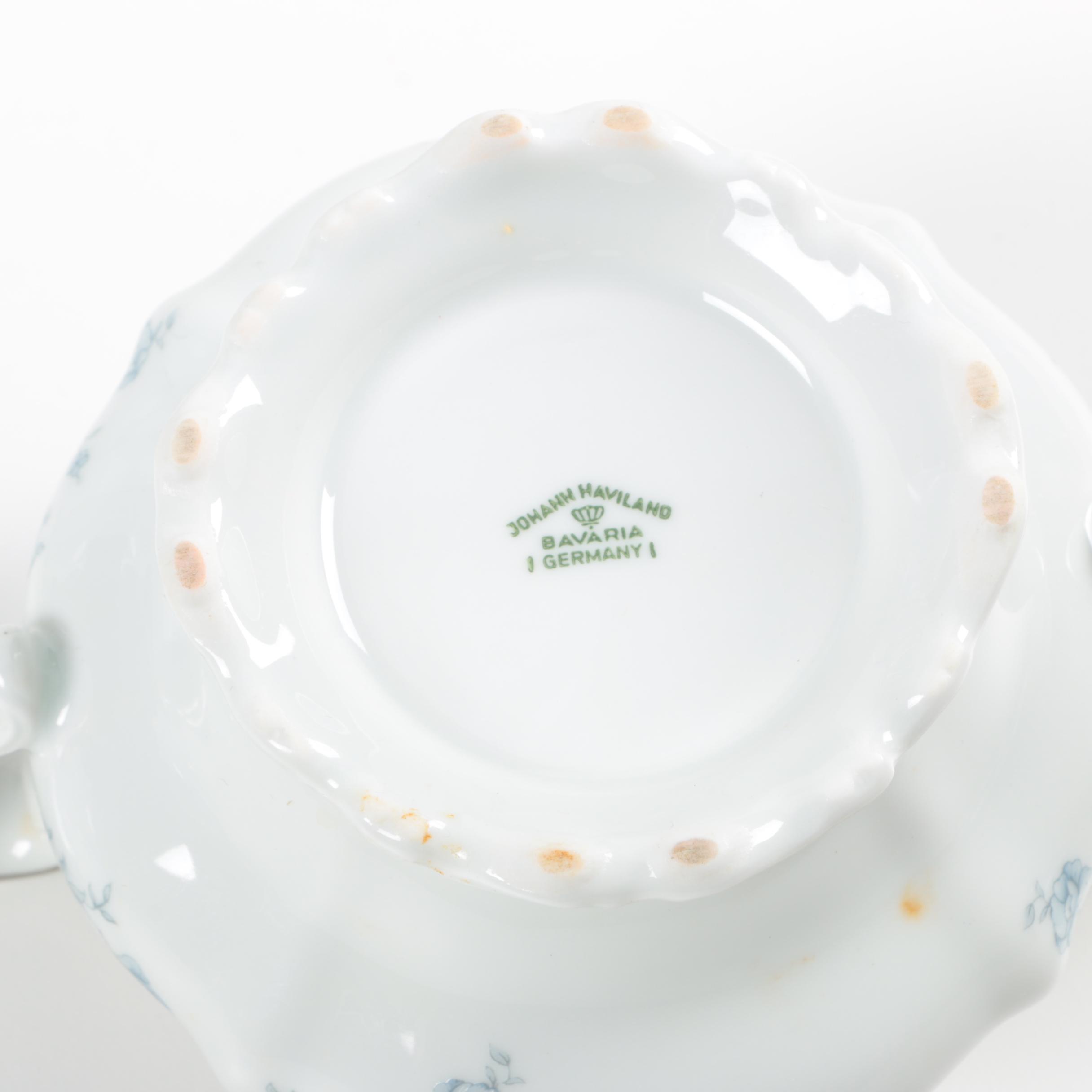 Johann Haviland "Blue Garland" China