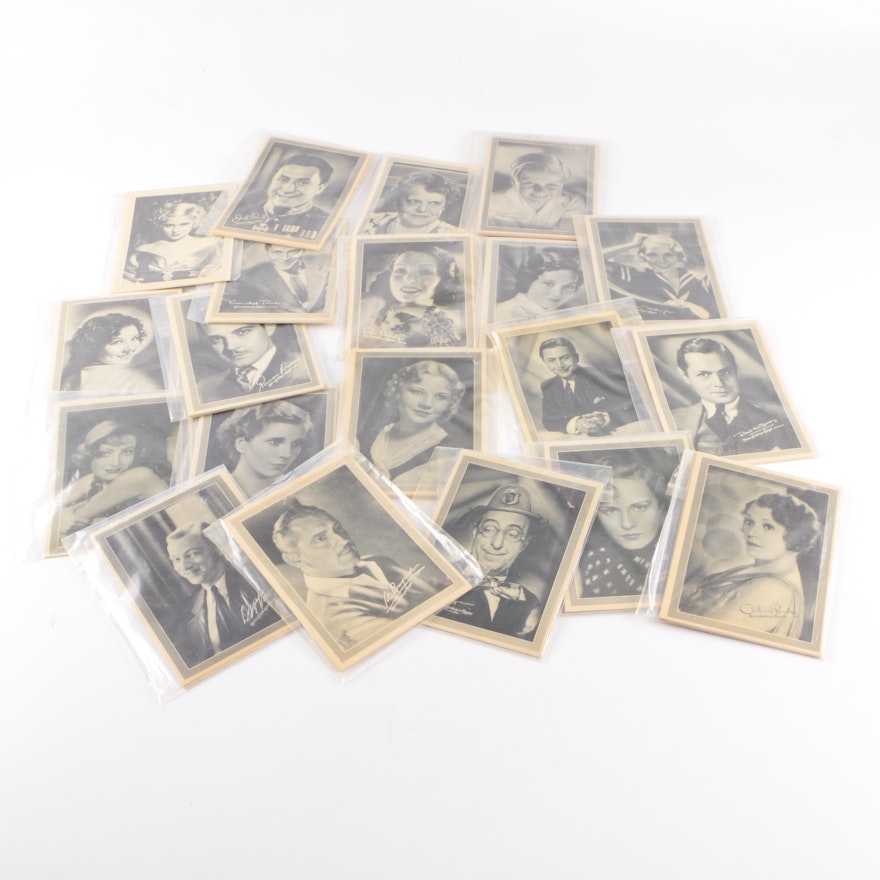 1933 Lux Toilet Soap Movie Star Portraits Including Joan Crawford and Lupe Vélez