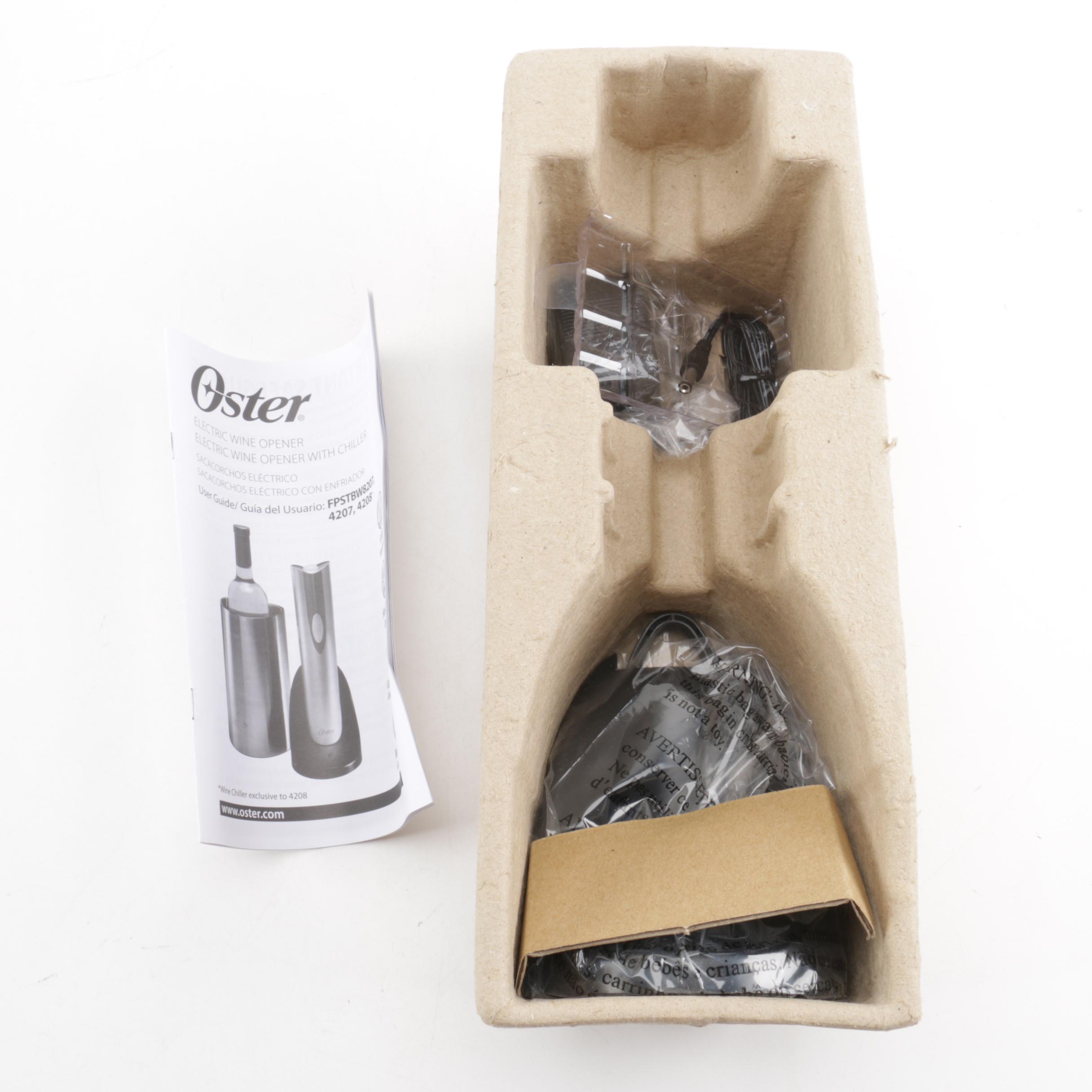 Pair of Wine Openers Featuring Oster Electric Opener