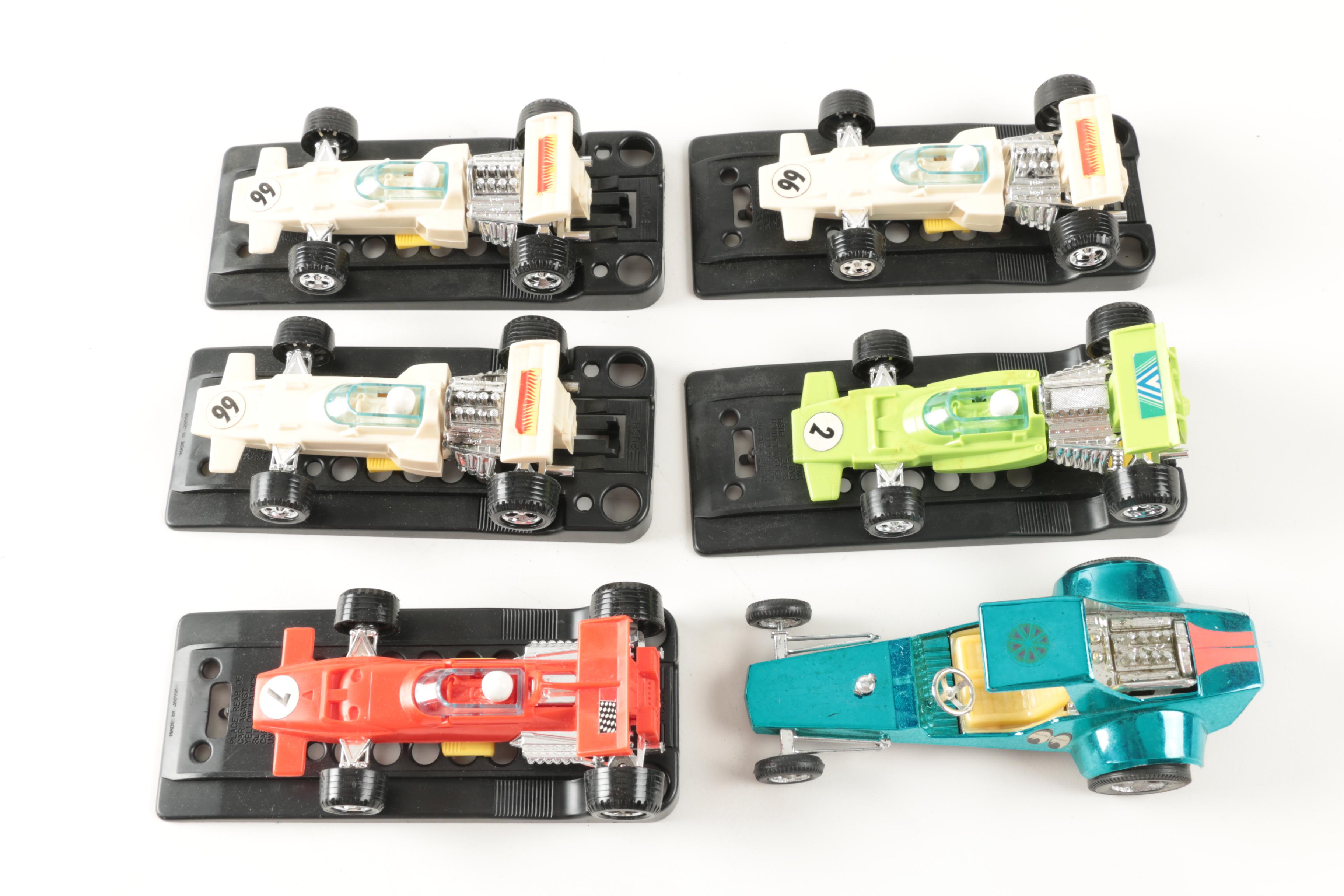 Vintage Model Kits and Assorted Toy Vehicles