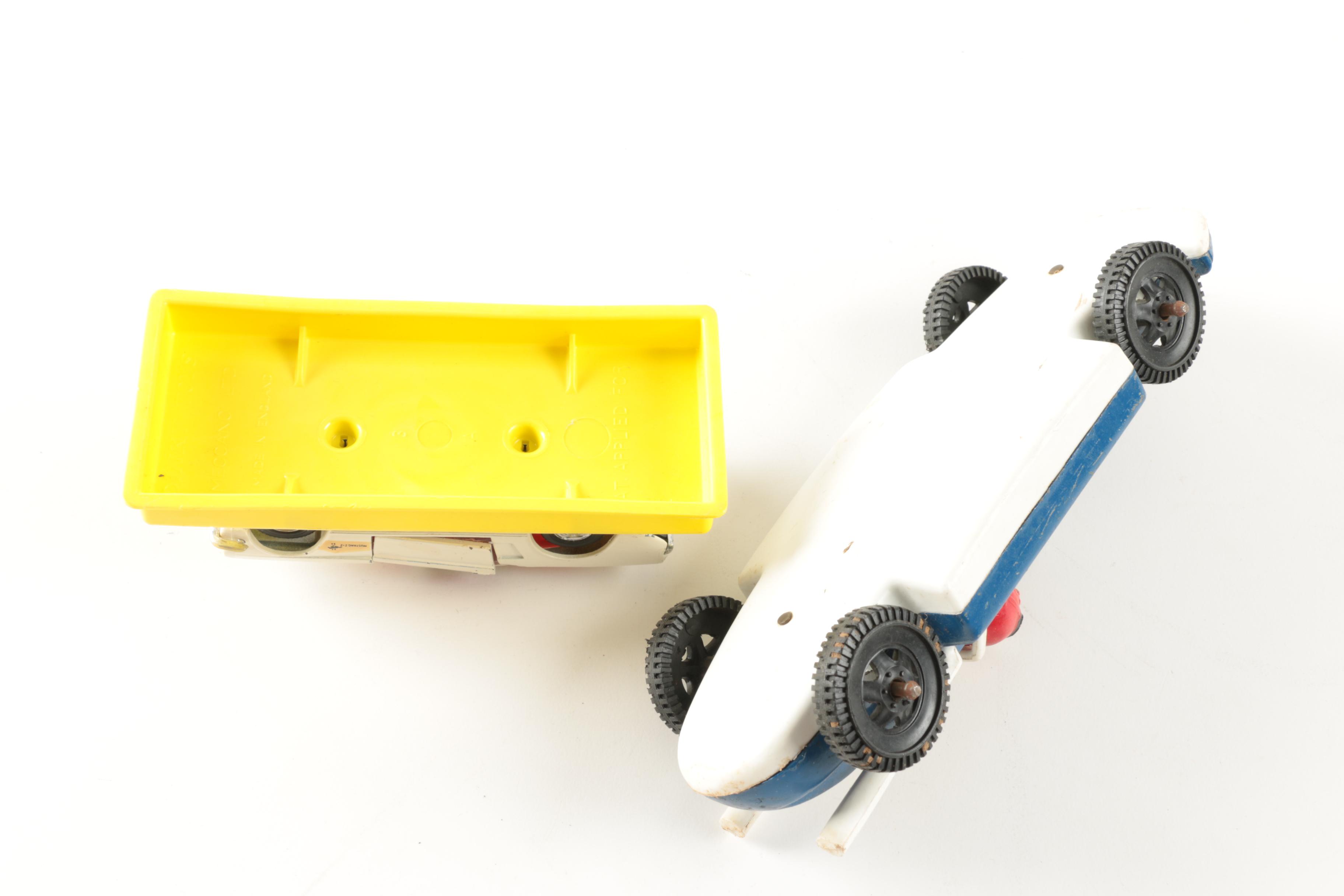 Vintage Model Kits and Assorted Toy Vehicles