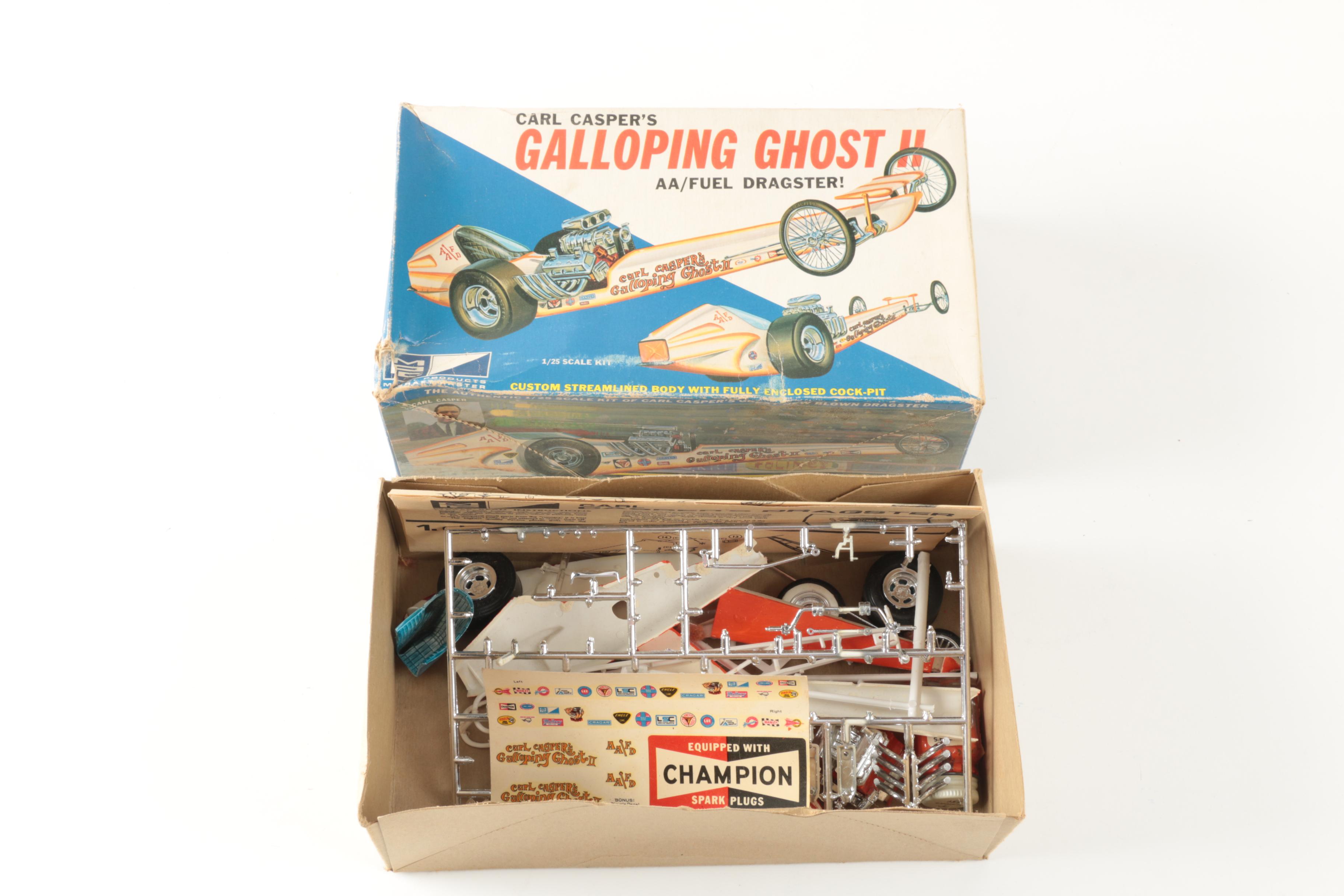 Vintage Model Kits and Assorted Toy Vehicles