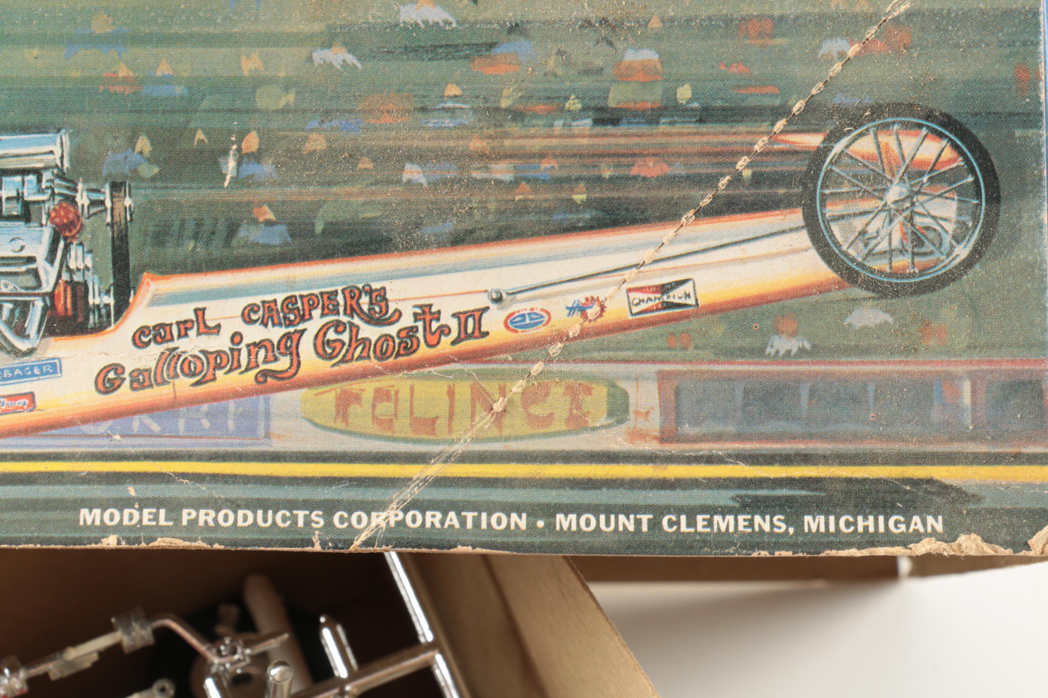 Vintage Model Kits and Assorted Toy Vehicles