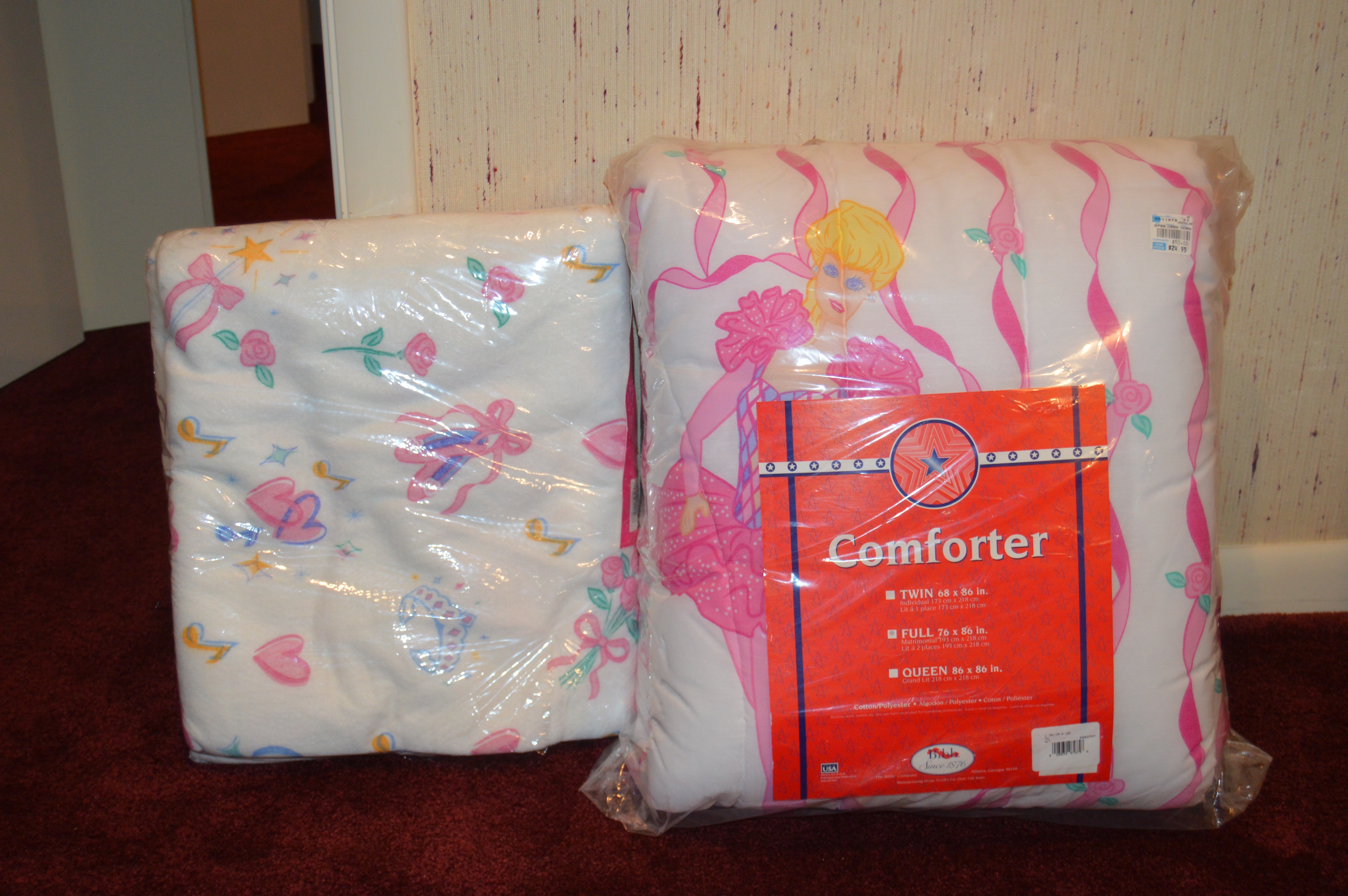 Barbie Twin Bedding Set and Bath Linens