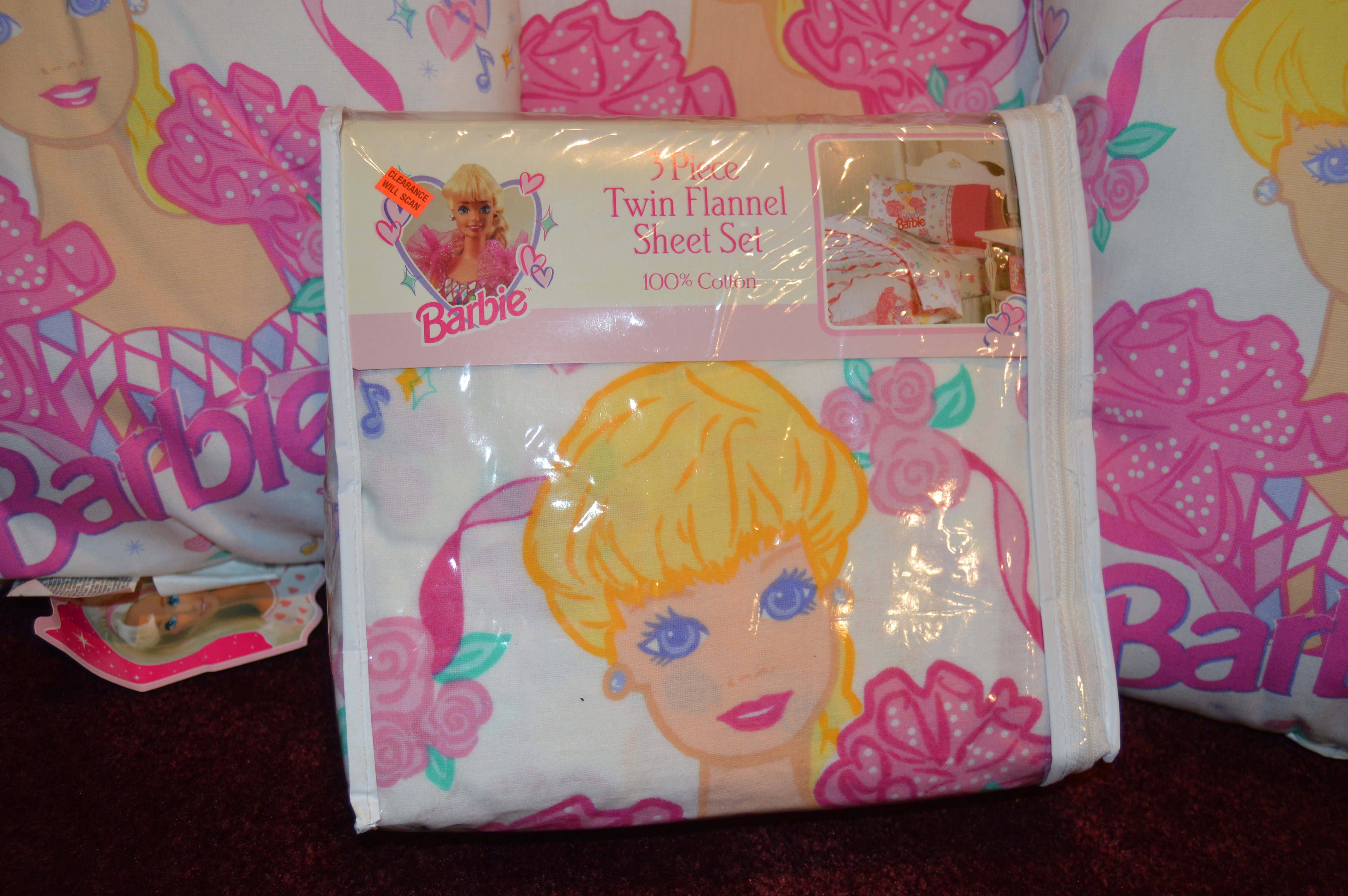 Barbie Twin Bedding Set and Bath Linens
