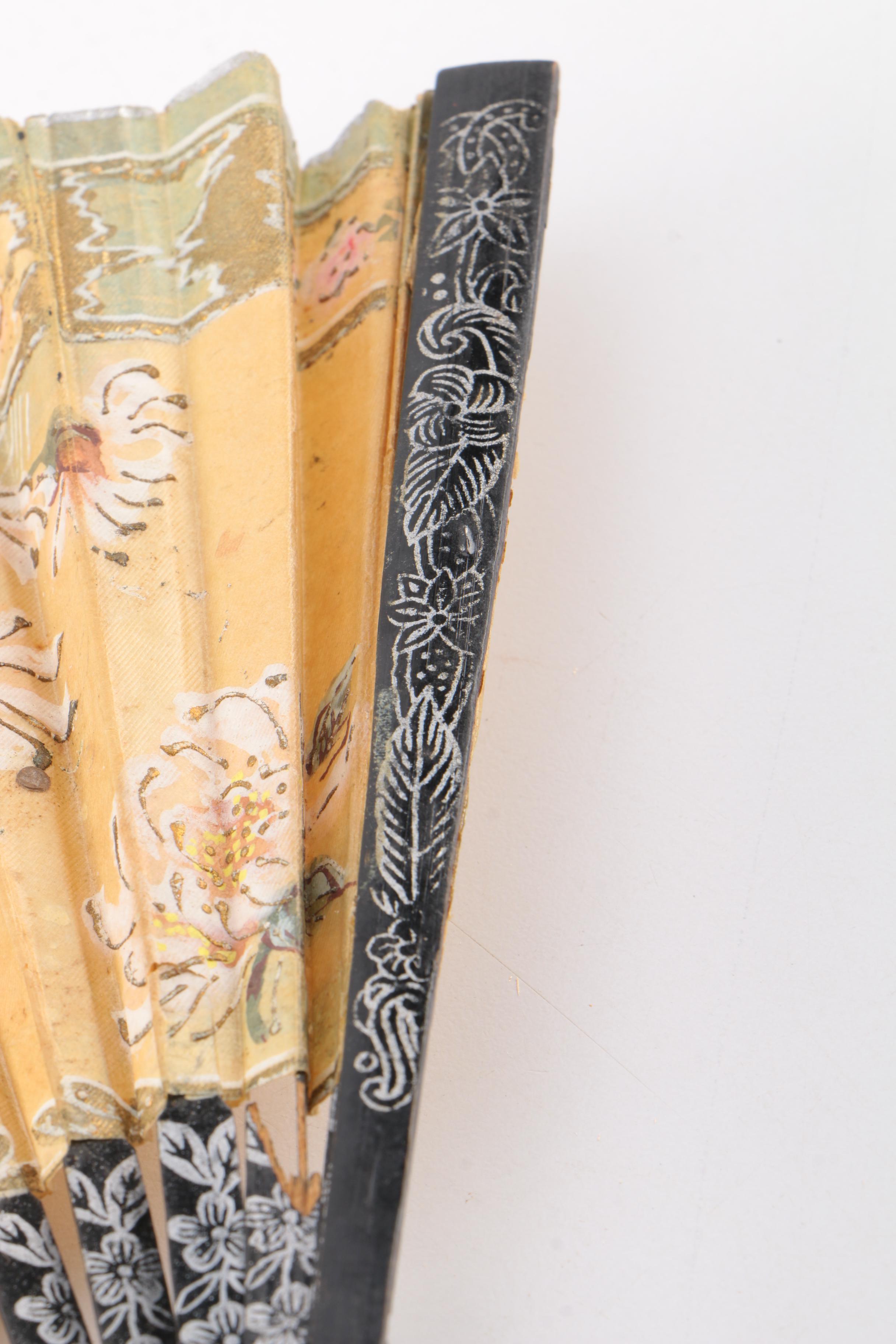 Collection of Vintage Hand Fans