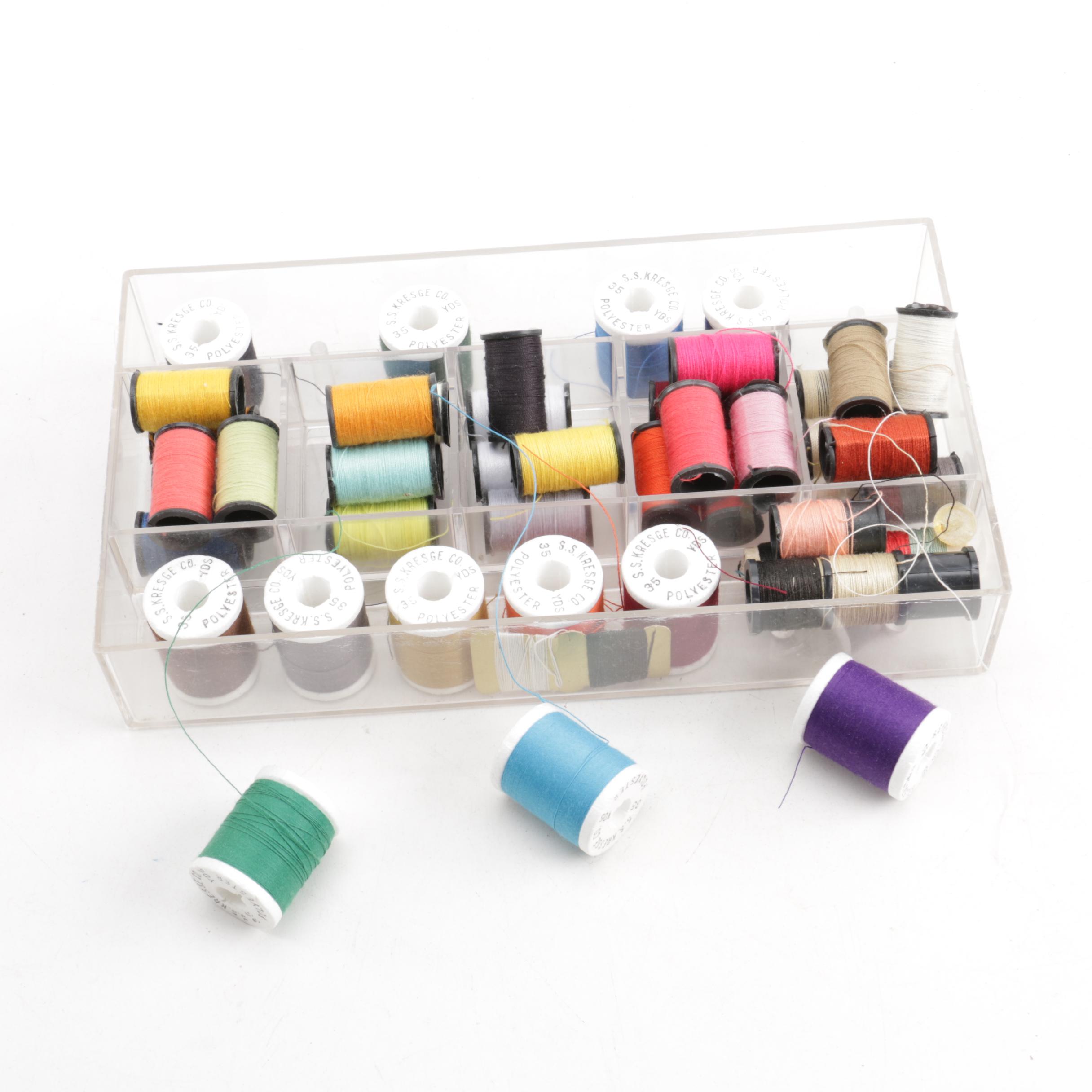 Accordion Sewing Box and Accessories