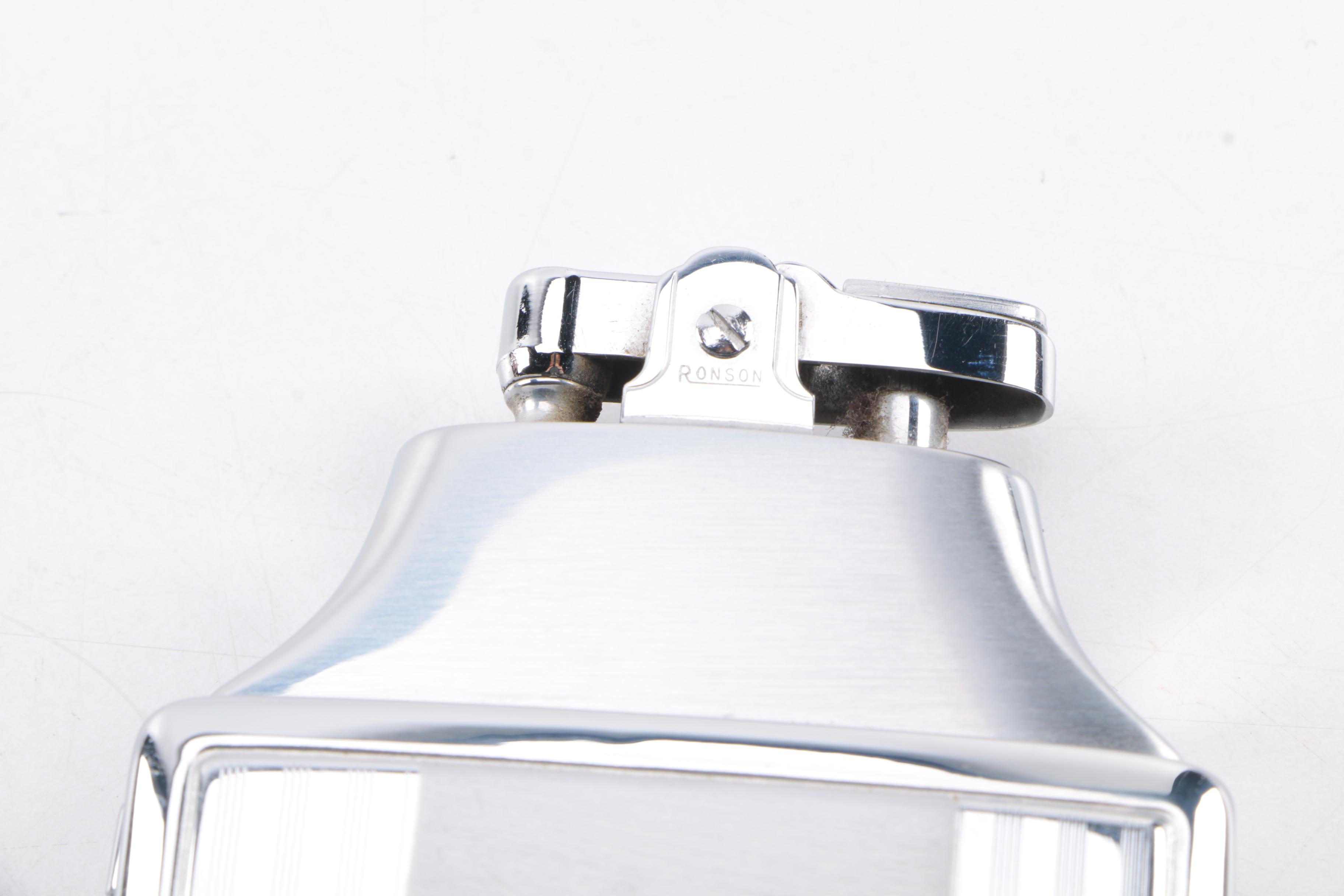 Ronson Cigarette Lighter with Flasks