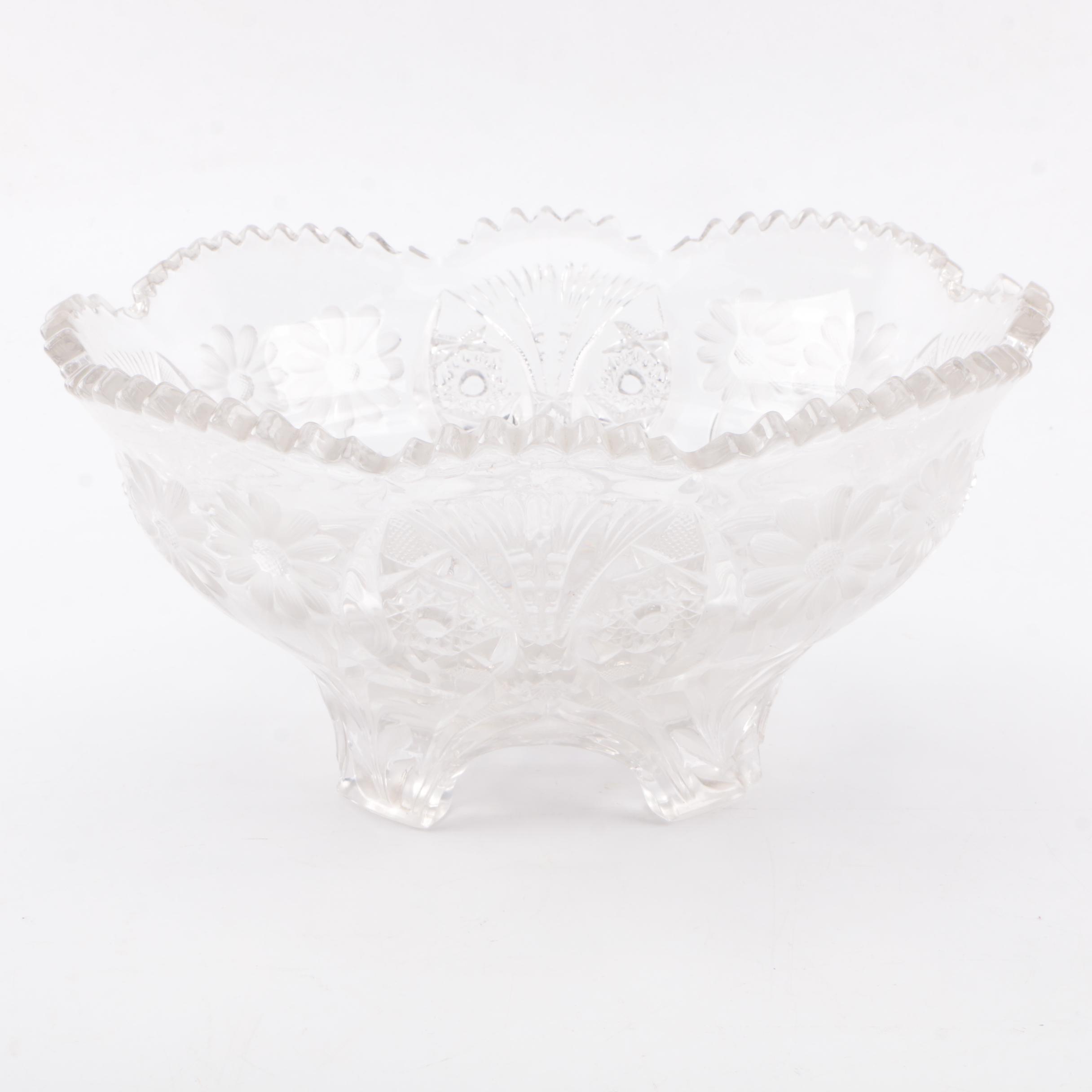 Pressed Glass Bowl