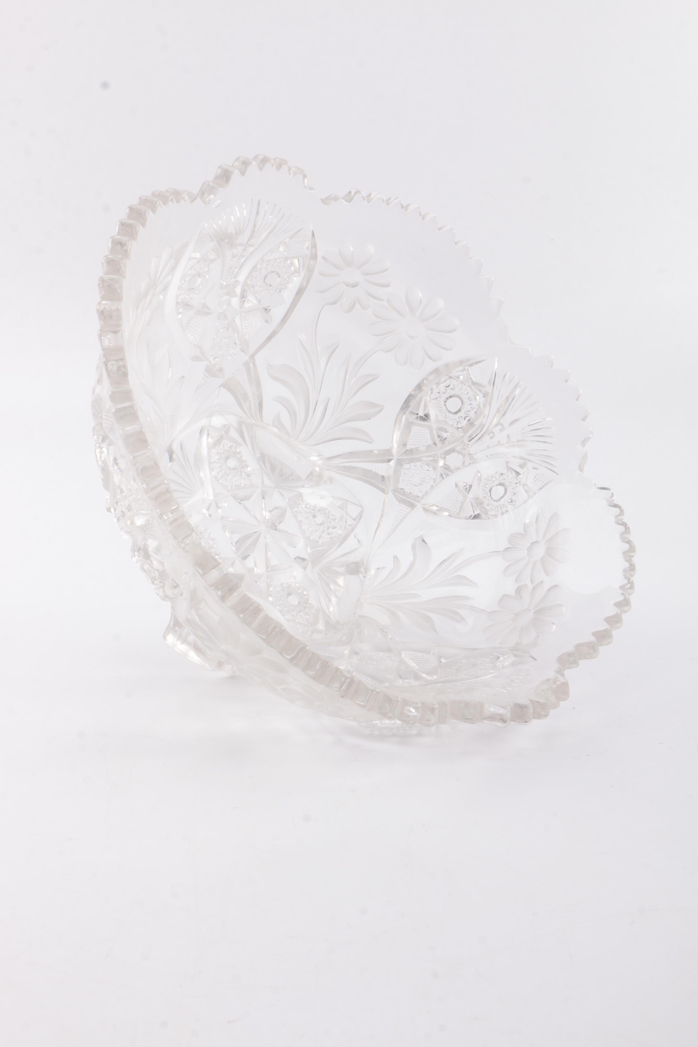 Pressed Glass Bowl