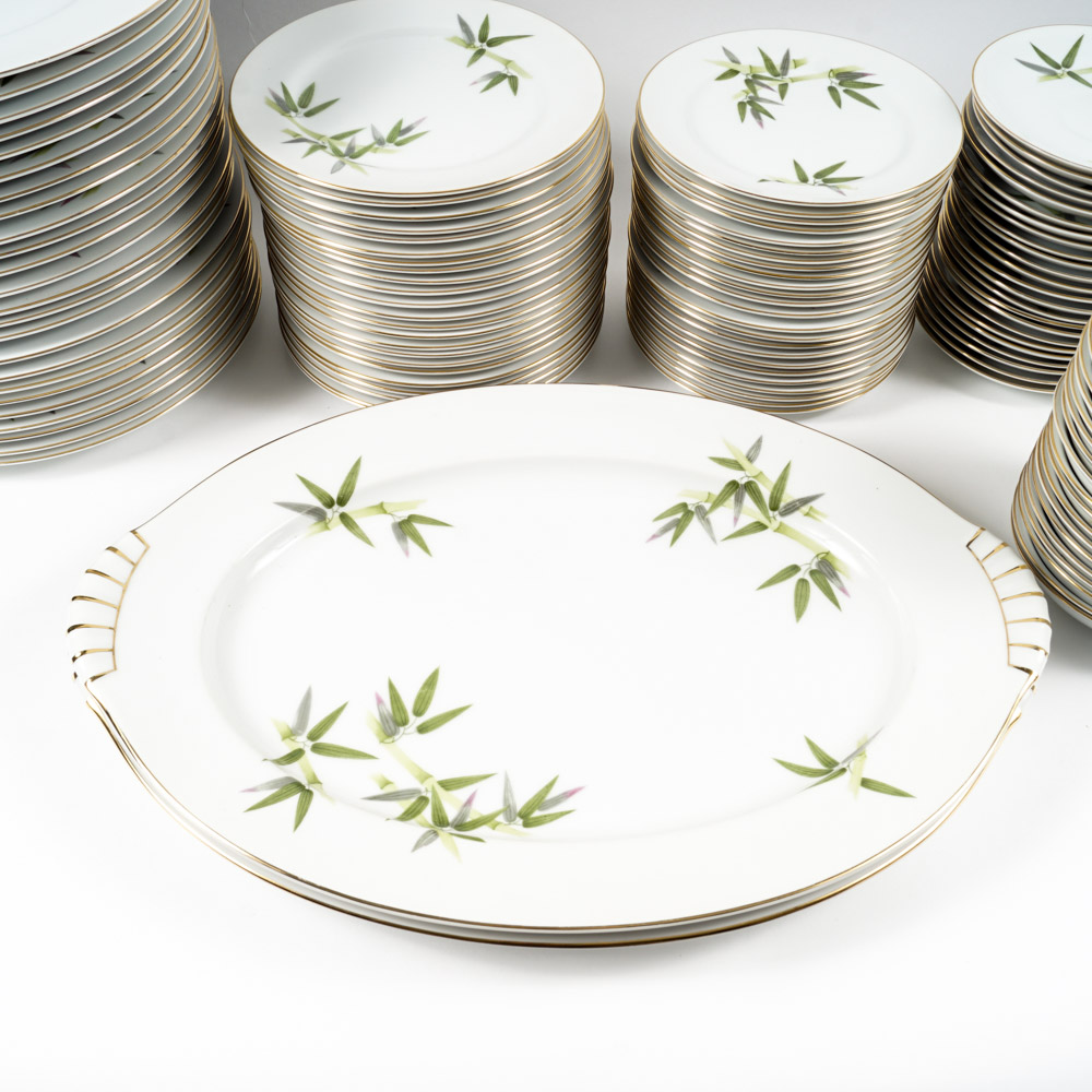 Large Set of Japanese Narumi China Dinnerware