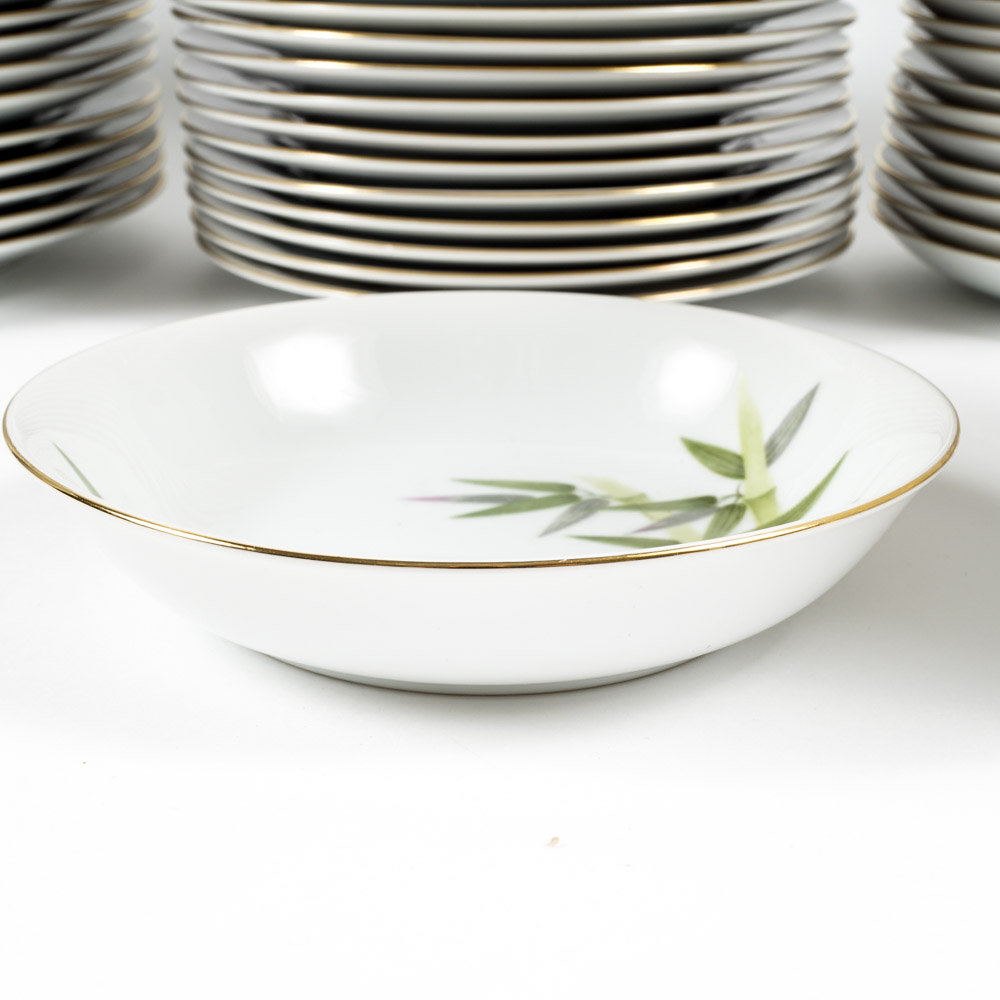 Large Set of Japanese Narumi China Dinnerware