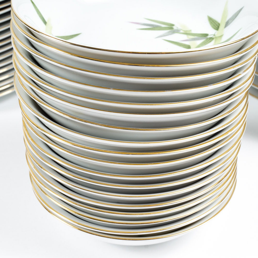 Large Set of Japanese Narumi China Dinnerware