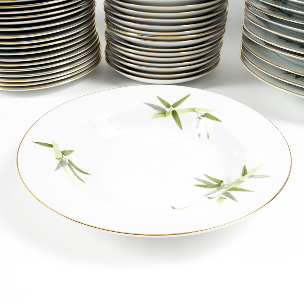 Large Set of Japanese Narumi China Dinnerware