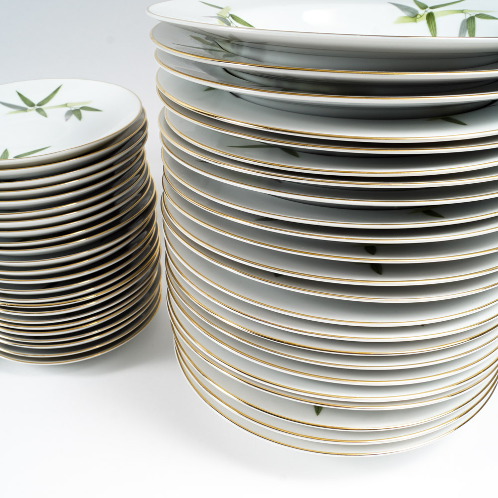 Large Set of Japanese Narumi China Dinnerware