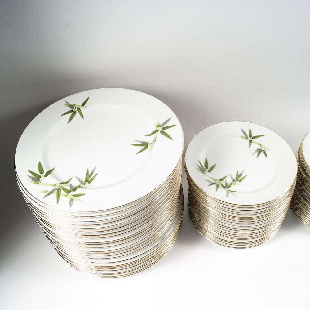 Large Set of Japanese Narumi China Dinnerware