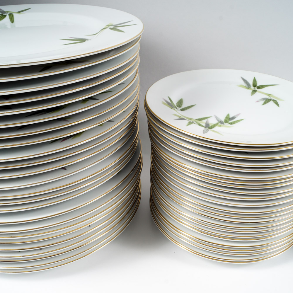 Large Set of Japanese Narumi China Dinnerware