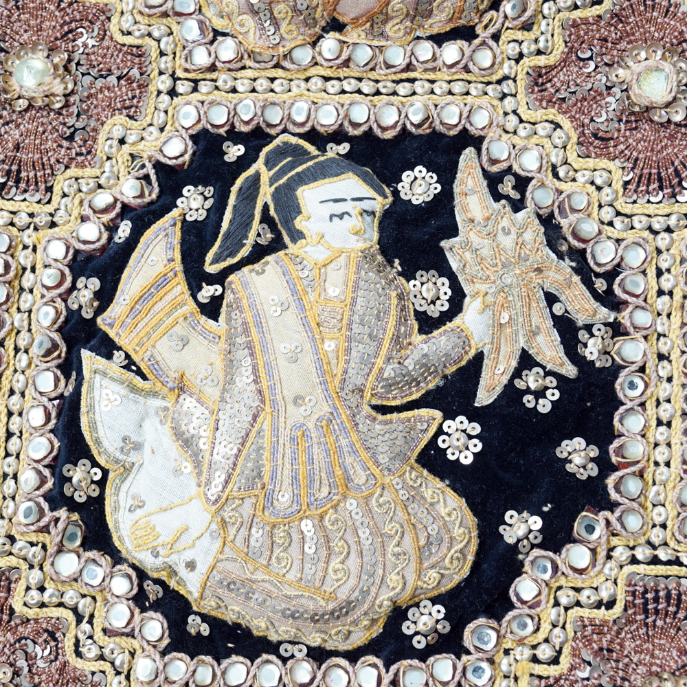 Ornate Burmese Style Kalaga Tapestry