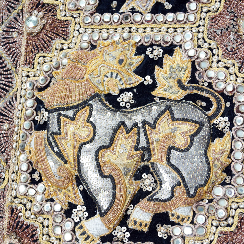 Ornate Burmese Style Kalaga Tapestry