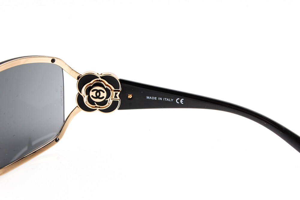 Chanel "Camellia" Sunglasses with Case